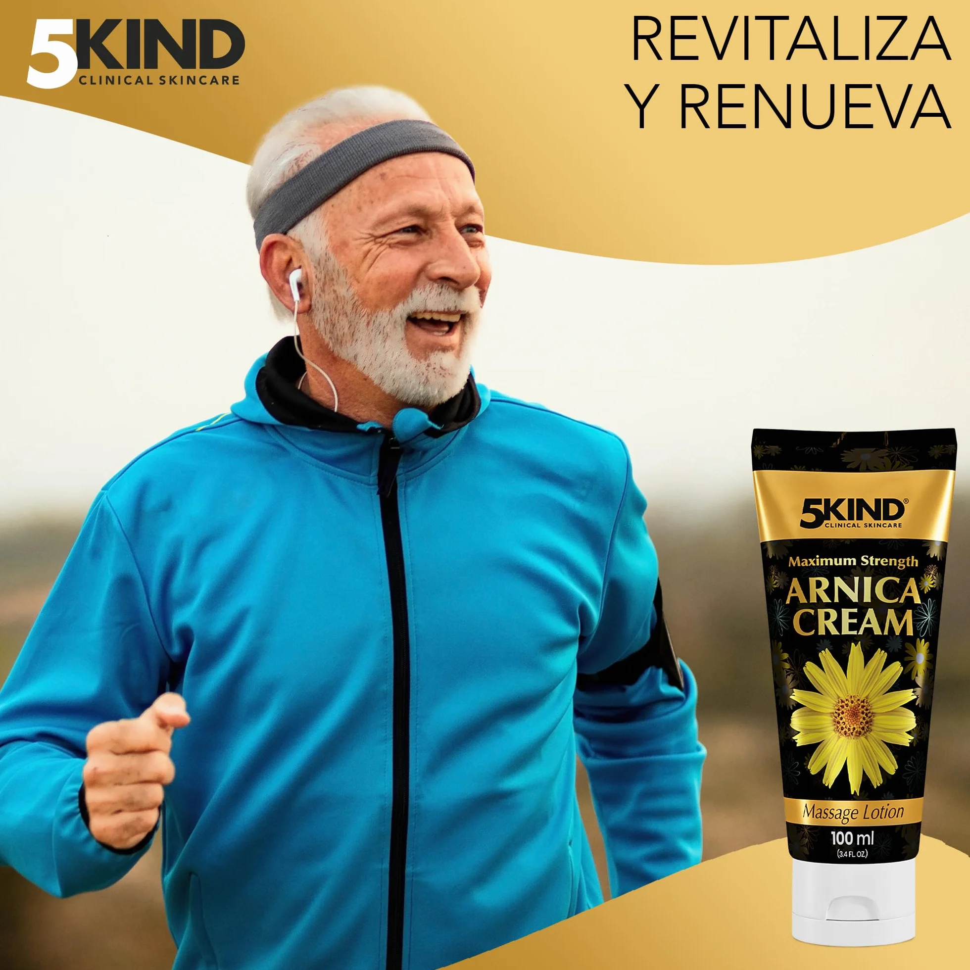 Crema de árnica para hematomas e hinchazón, 100 ml, máxima resistencia, acción rápida e intensiva