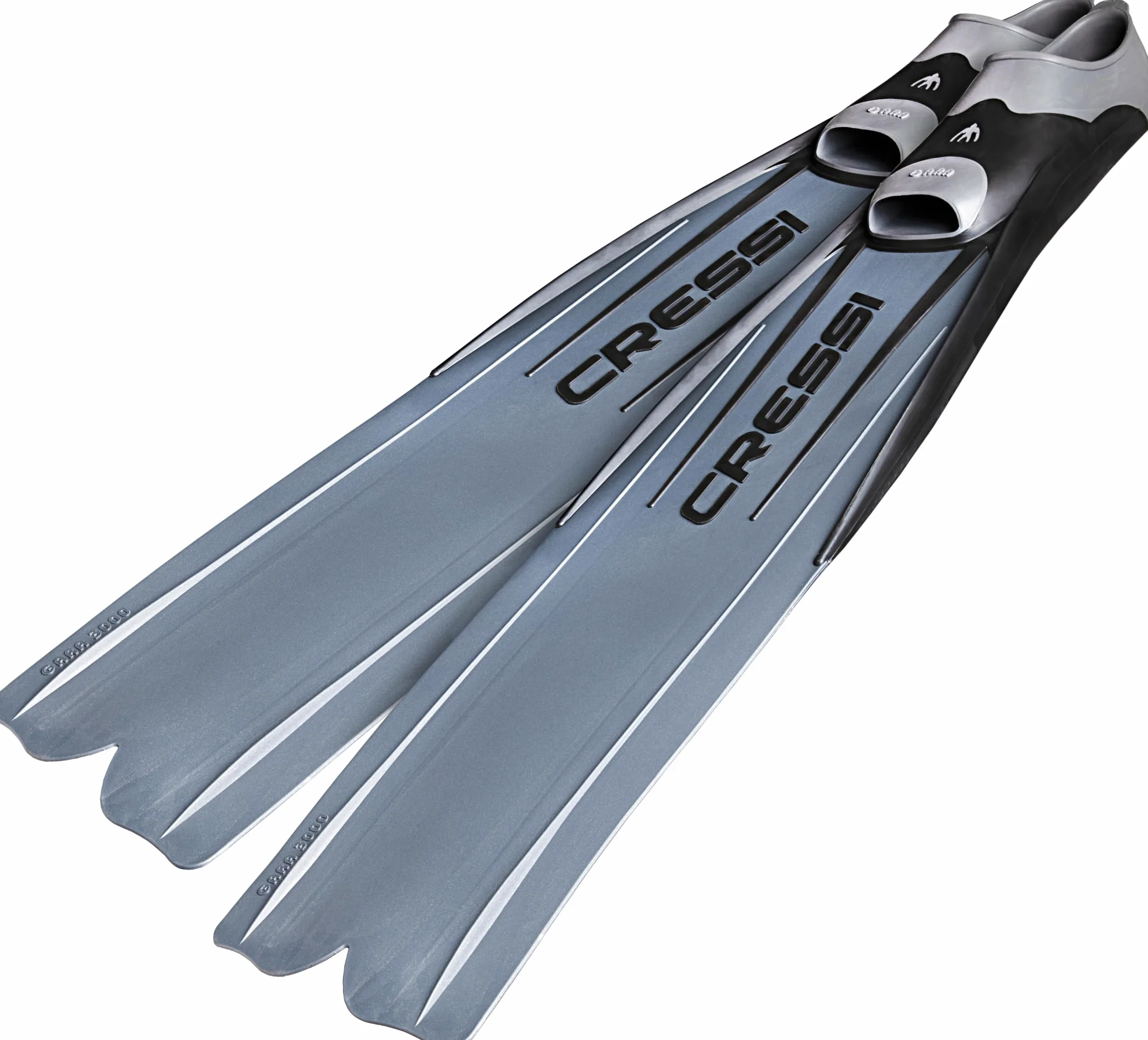 Cressi Largo Libre Buceo Aletas de Suave y Potente | Gara 3000, Fabricado en Italia Calidad Desde 1946