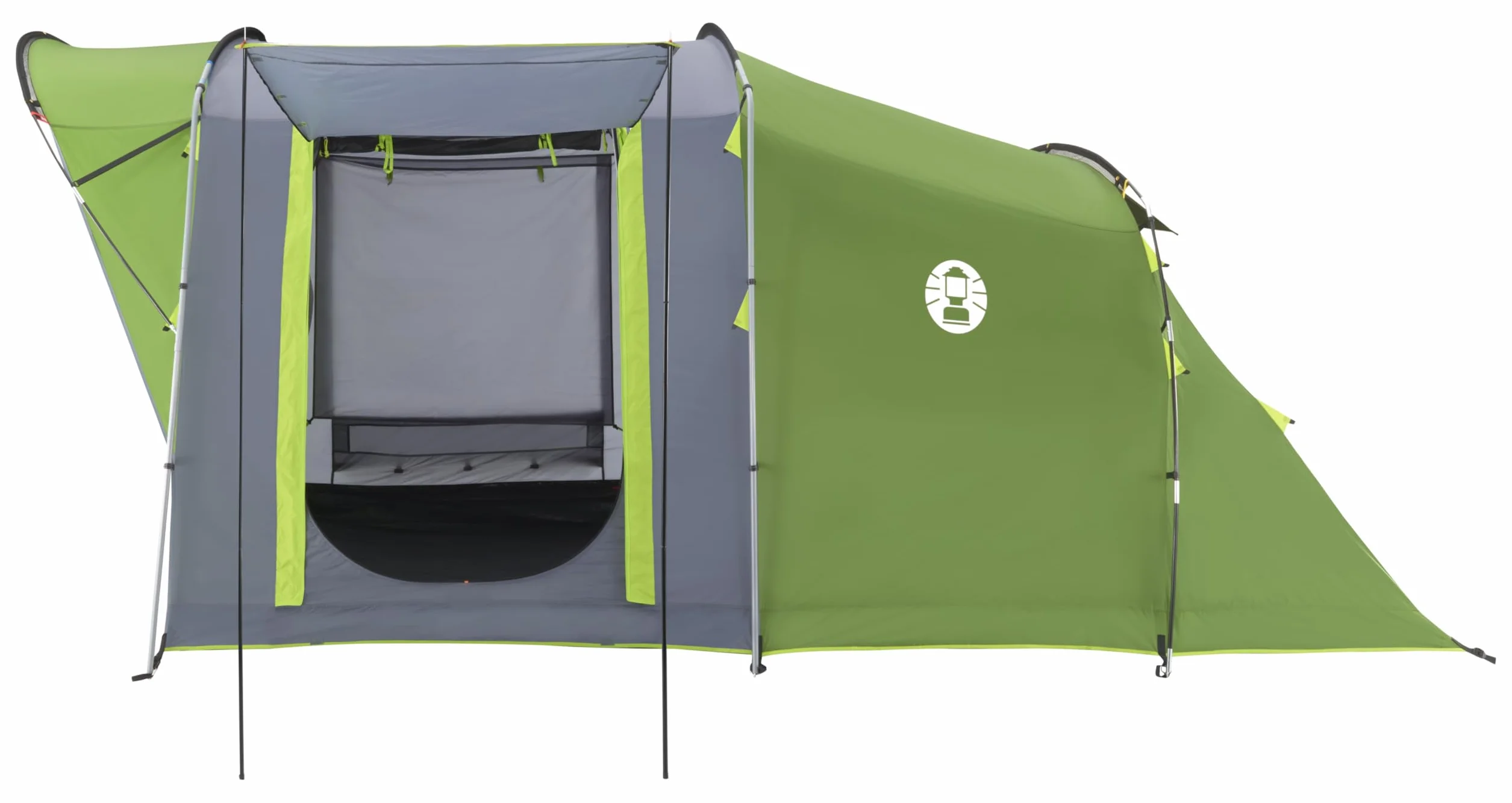 Coleman Oak Canyon - Tienda de campaña para 4 personas, túnel familiar para 4 personas con 2 dormitorios y sala de estar especiales oscurecidos, tienda de campaña para 4 personas, impermeable de 4500