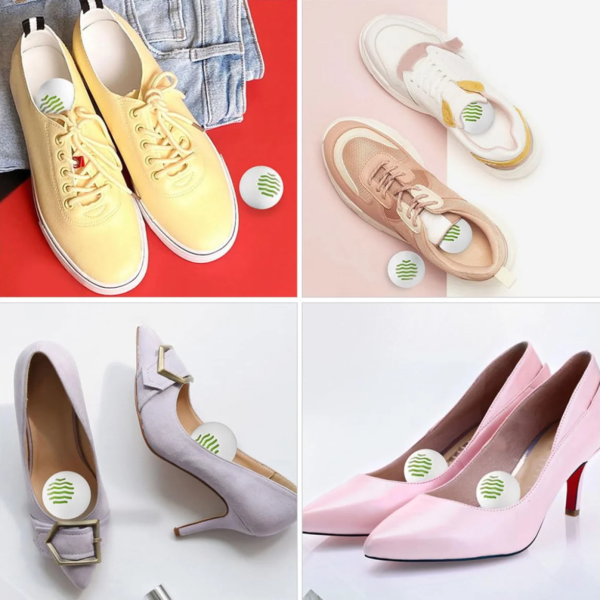 Hemobllo 16 Piezas Bolas Desodorantes para Zapatos Eliminador de Olores Neutralizador