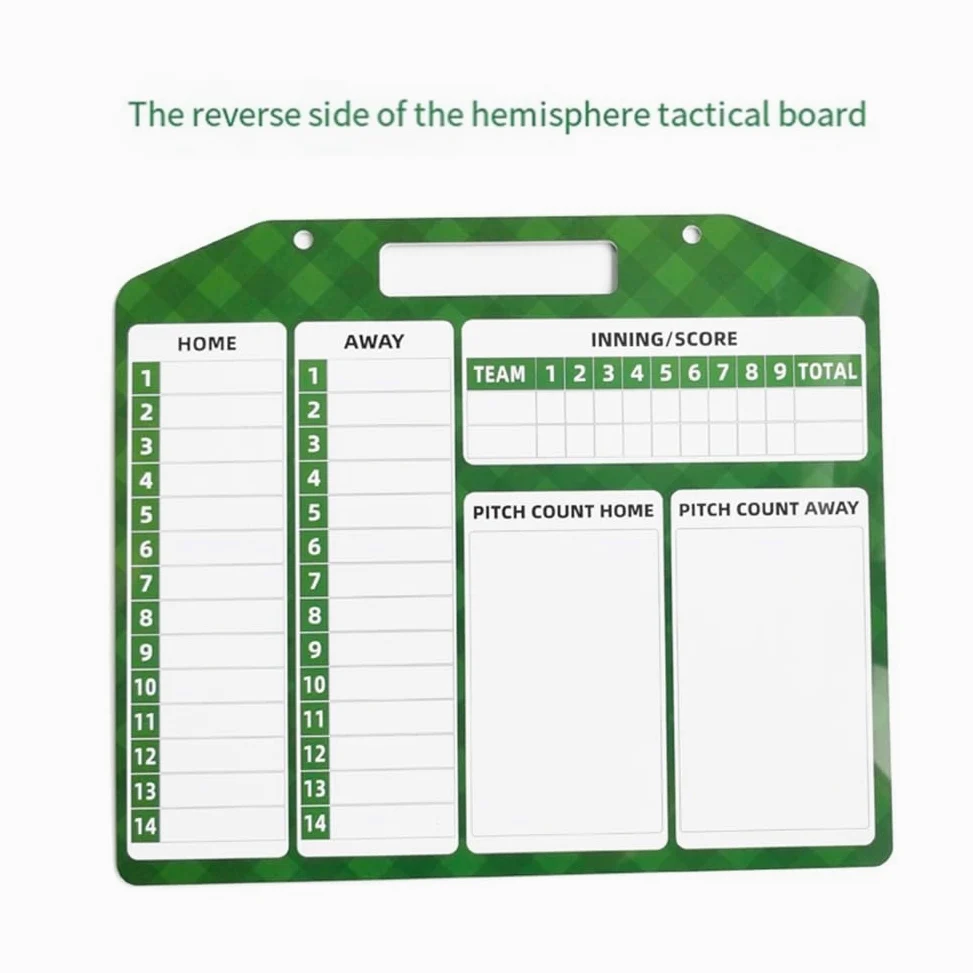 Tablero Magnético de Alineación de Béisbol para Entrenadores, Tarjetas de Alineación de Softbol, Tableros Marcadores, Accesorios de Entrenamiento de Béisbol