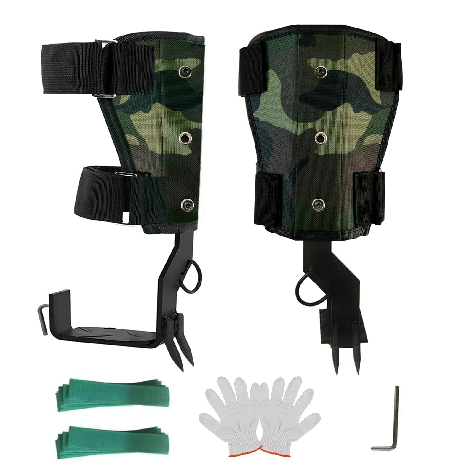 Crampons Escalade Árbol, equipo antideslizante y kit forestal para zapatos de escalada y camping