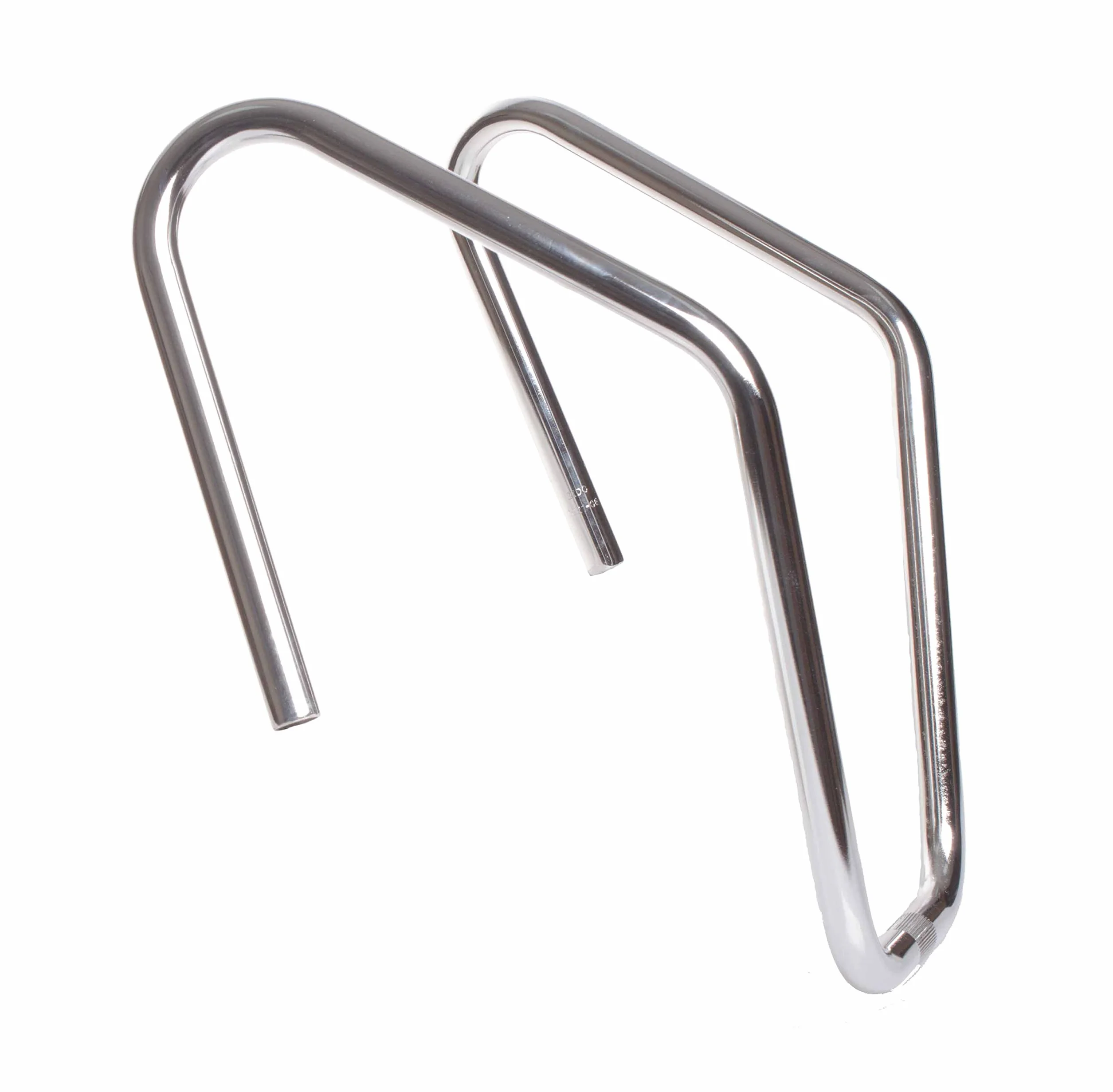 manillar bicicleta chopper playera cruiser cuelga monos con rabit ears 22,2x 450mm altura 400mm acero (plateado)