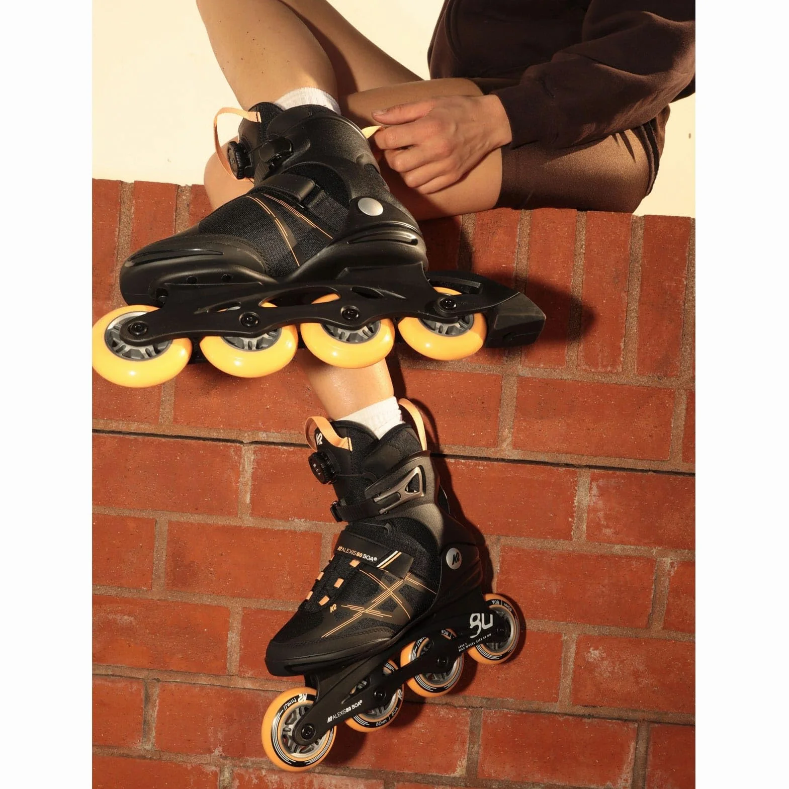 K2 Alexis 80 Boa Inline Skate 2024 Black/Pink