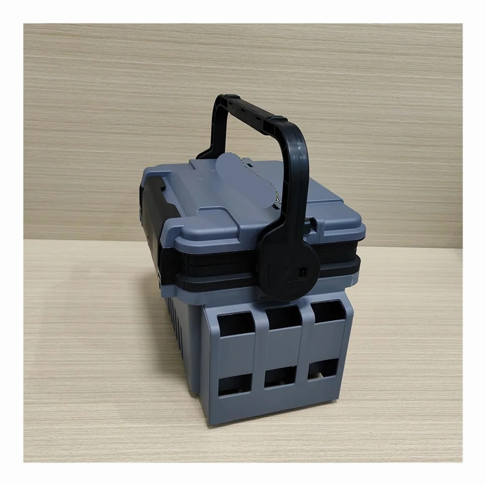 Caja de aparejos pesca doble capa, organizador señuelos y cebos(Dx-ls)