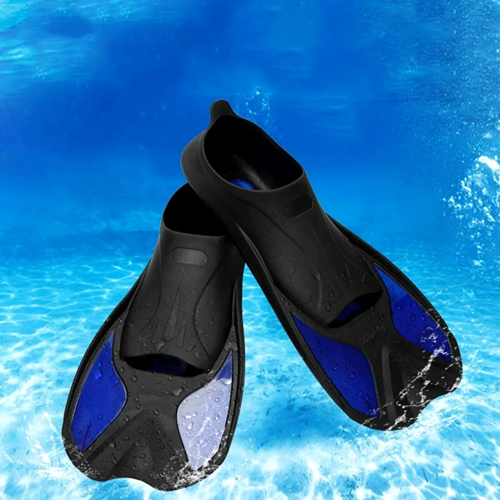Aletas de Pato Buceadora Aletas de natación for Hombres y Mujeres, Equipo Snorkel Ligero palmeado Pato, Buceo para Bucear y Nadar