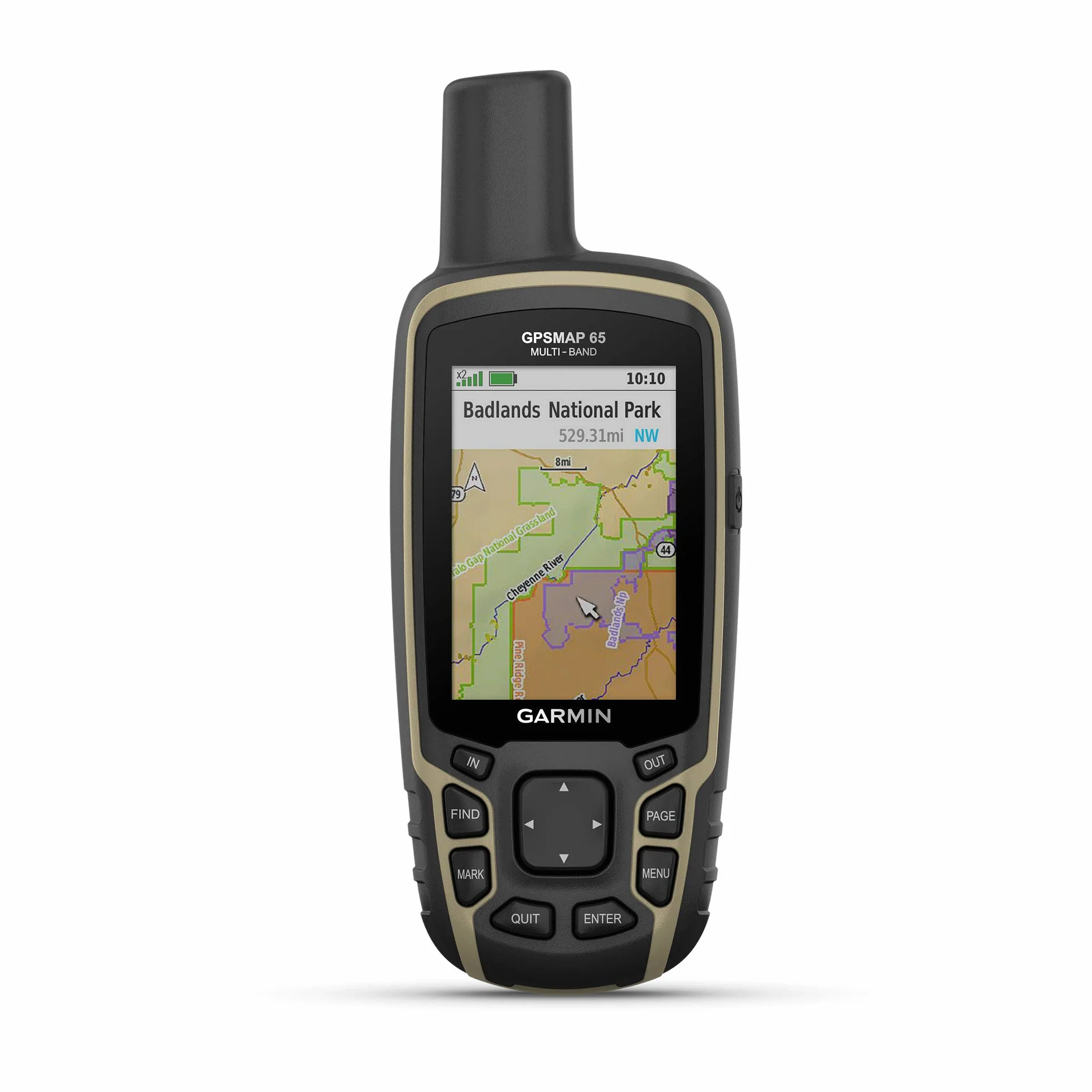 Garmin GPSMAP 65s - Dispositivo de navegación portátil para Exteriores GPS - con maletín de Transporte