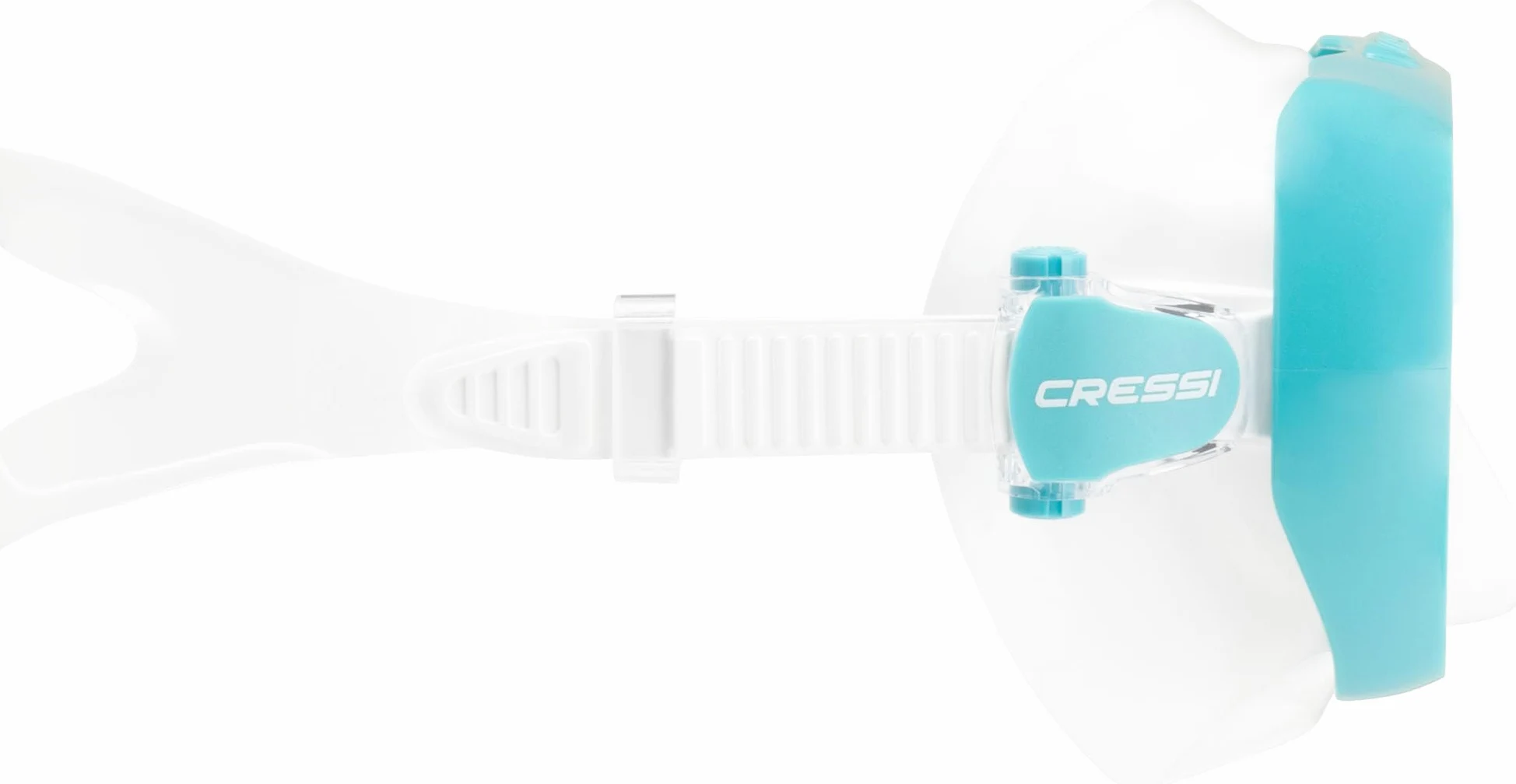 CRESSI Honey - Máscara Compacta Específica para Mujeres, Facial Silicona Suave, Lentes Brillante para Visibilidad Amplia Unisex Adulto