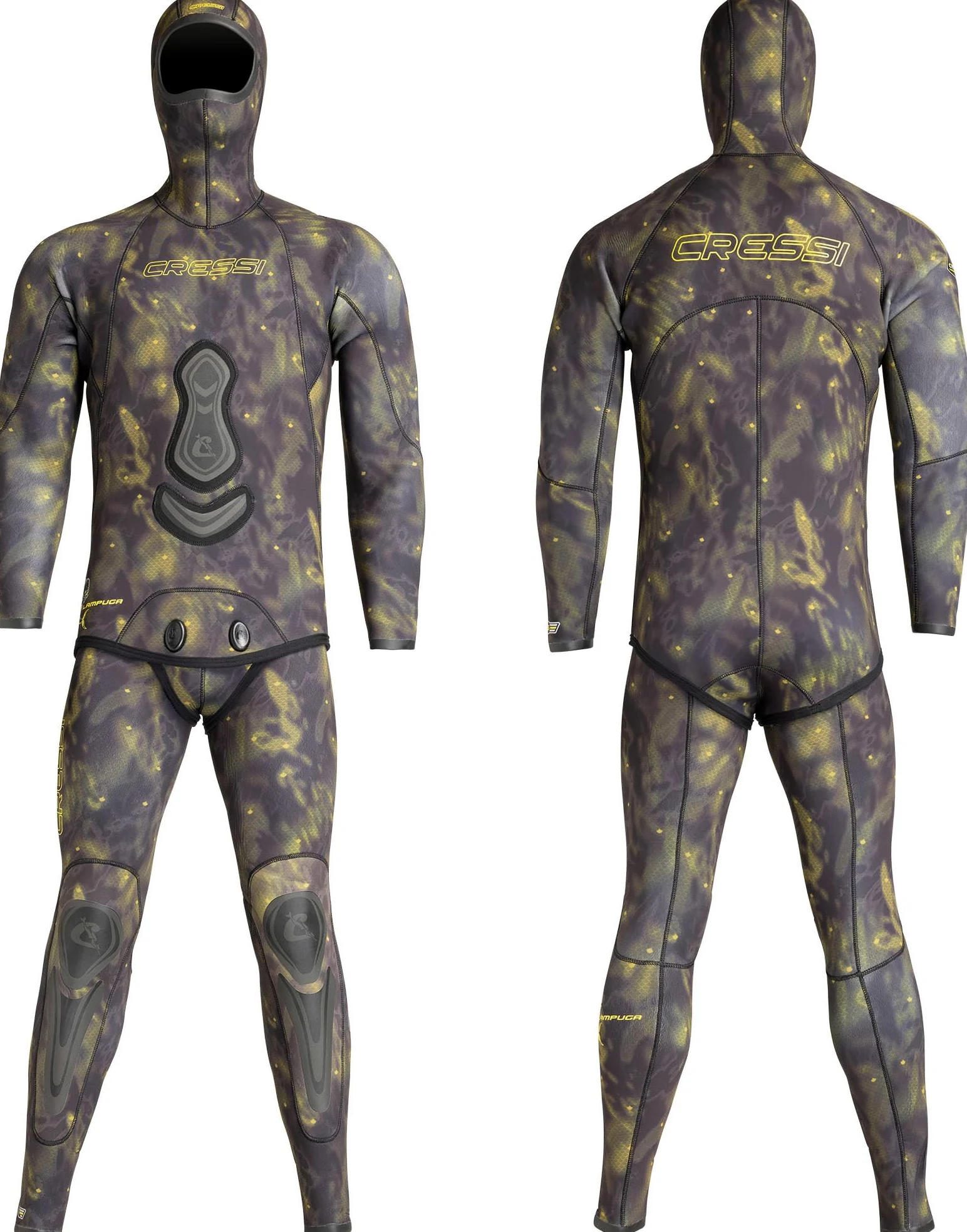 Cressi LAMPUGA MAN 2-PIECE WETSUIT CAMOU 5mm L/4