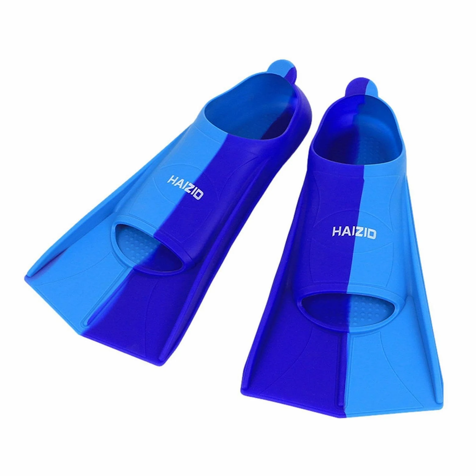 Aletas de natación – Equipo de natación de silicona suave, coloridas ayudas de natación para esnórquel | Aletas de natación antideslizantes con capa protectora, cómodas aletas de capa protectora para