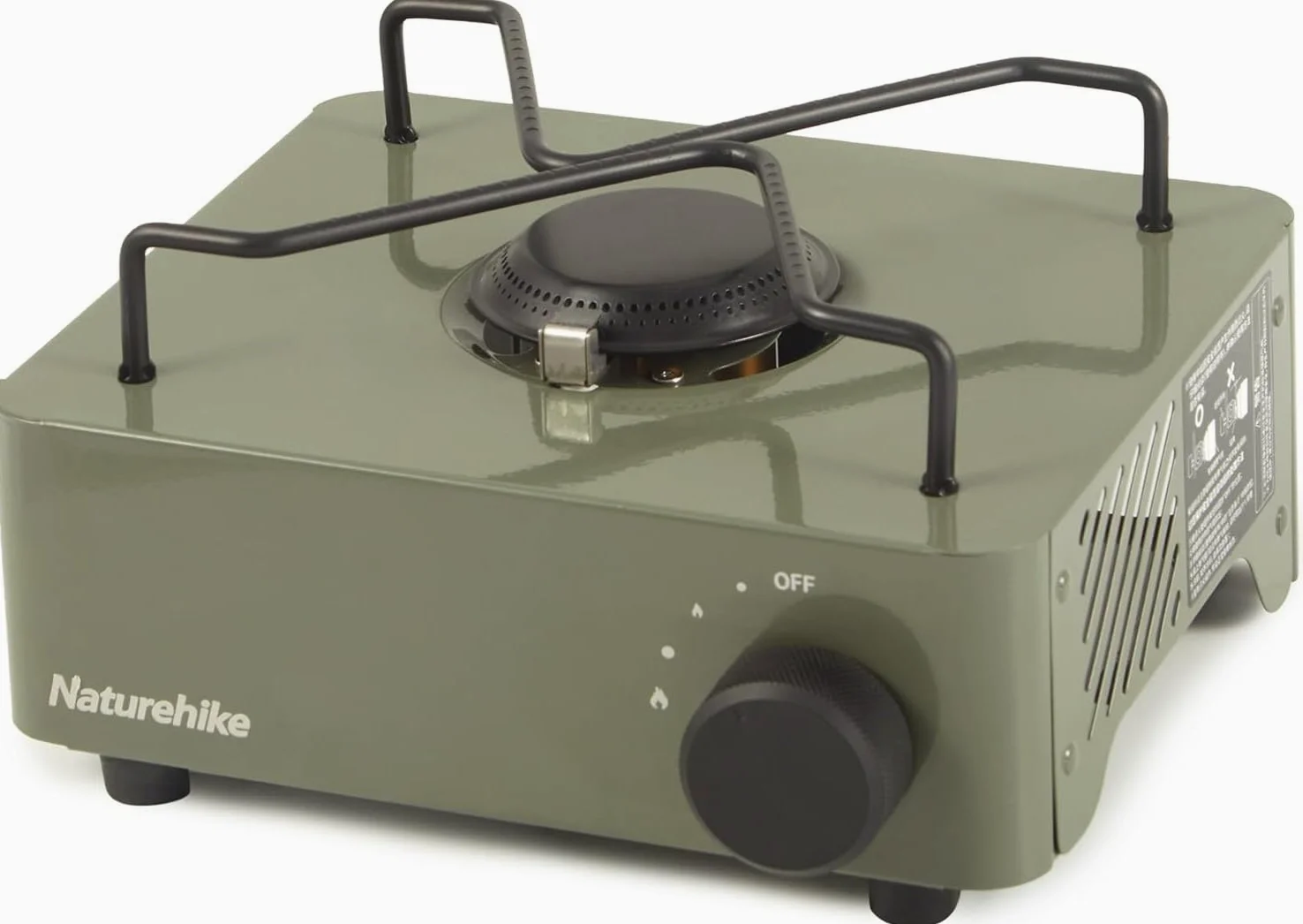Naturehike Mini estufa de gas portátil para camping para senderismo y viajes, diseño compacto, compatible con recipientes de butano y propano