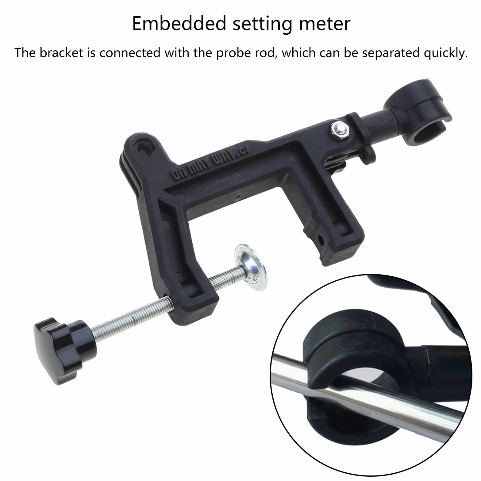 Soporte de transductor ajustable para buscador de pesca, soporte telescópico para equipo de pesca