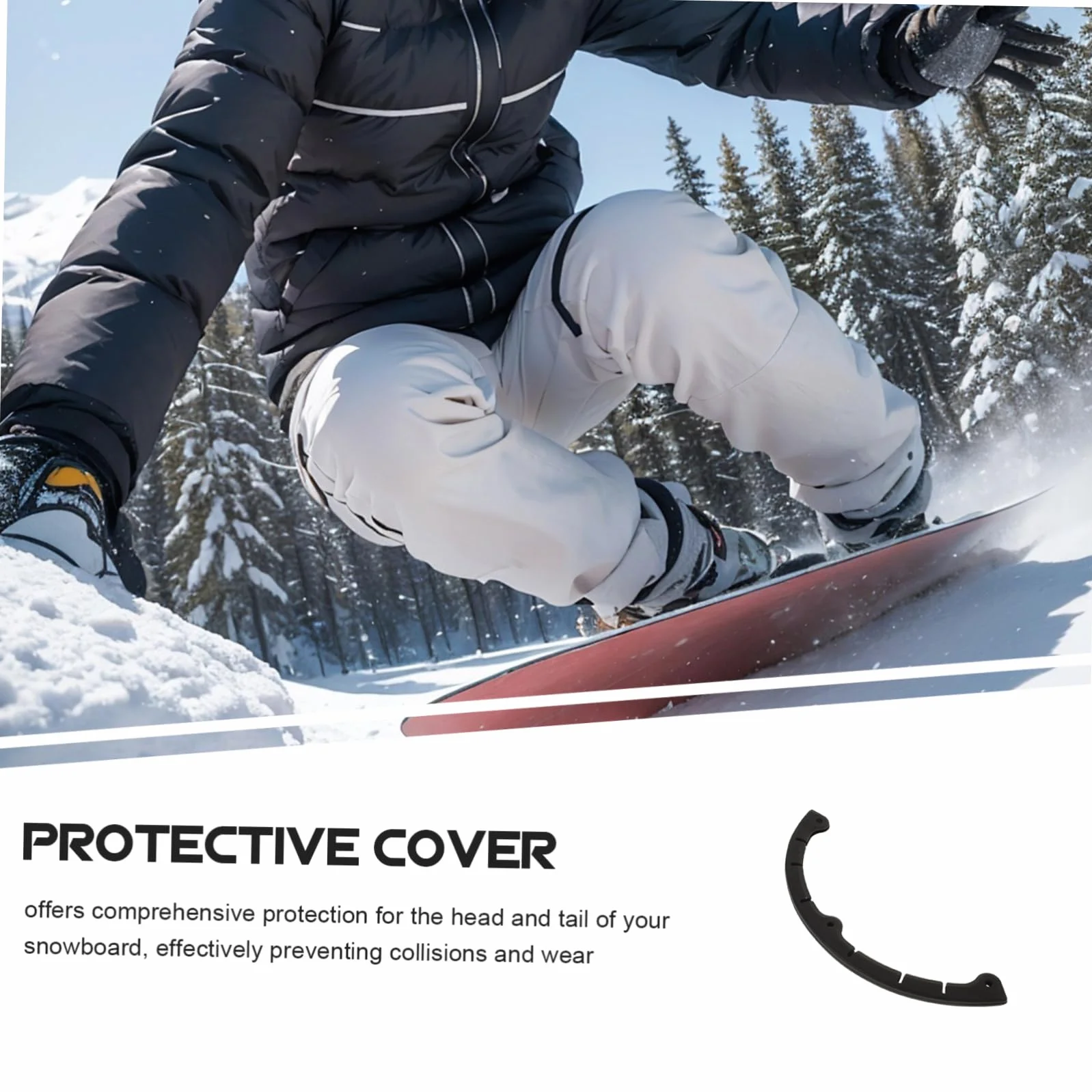 Funda Protectora para Tabla de Snowboard Y Patineta para Mujeres Y Hombres Protector de Borde para Tabla de Skate Protector de Punta de Esquí Fundas para Tabla de Skate Accesorios