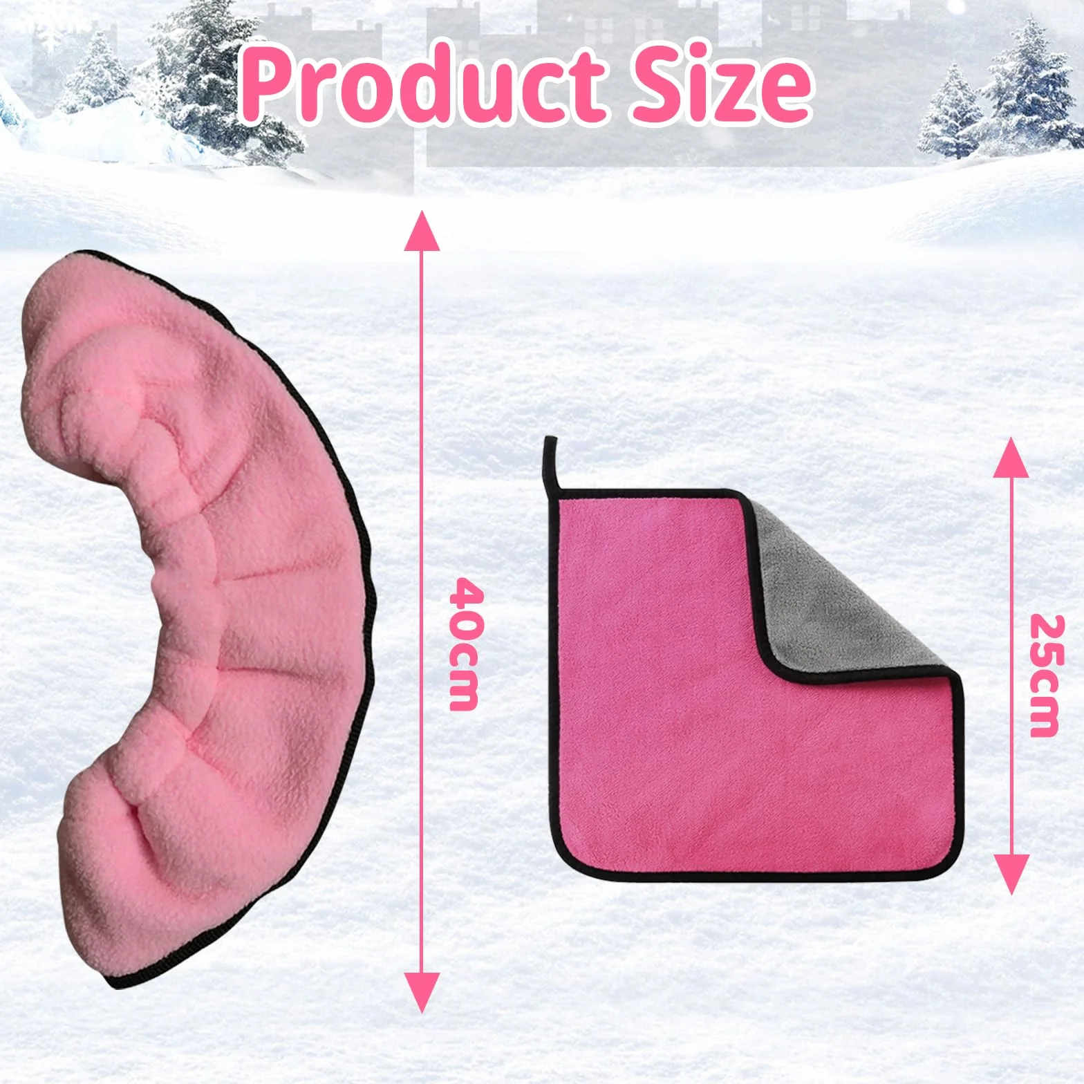 JSTHHTT 1 Pares de Protectores de Cuchillas para Patines de Hielo, Protectores Patines De Hielo, Funda Protectora para Hockey sobre Hielo, Protectores de Patinaje Artístico para Jóvenes (Negro)