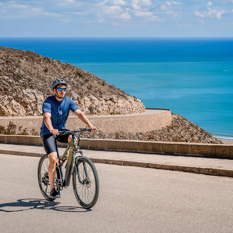 Cecotec Bicicleta Eléctrica de Montaña 29" Supreme. 120Km de Autonomía, Doble Suspensión, Cambio Shimano Cues de 10 Velocidades y Doble Disco de Freno Hidráulico Tektro