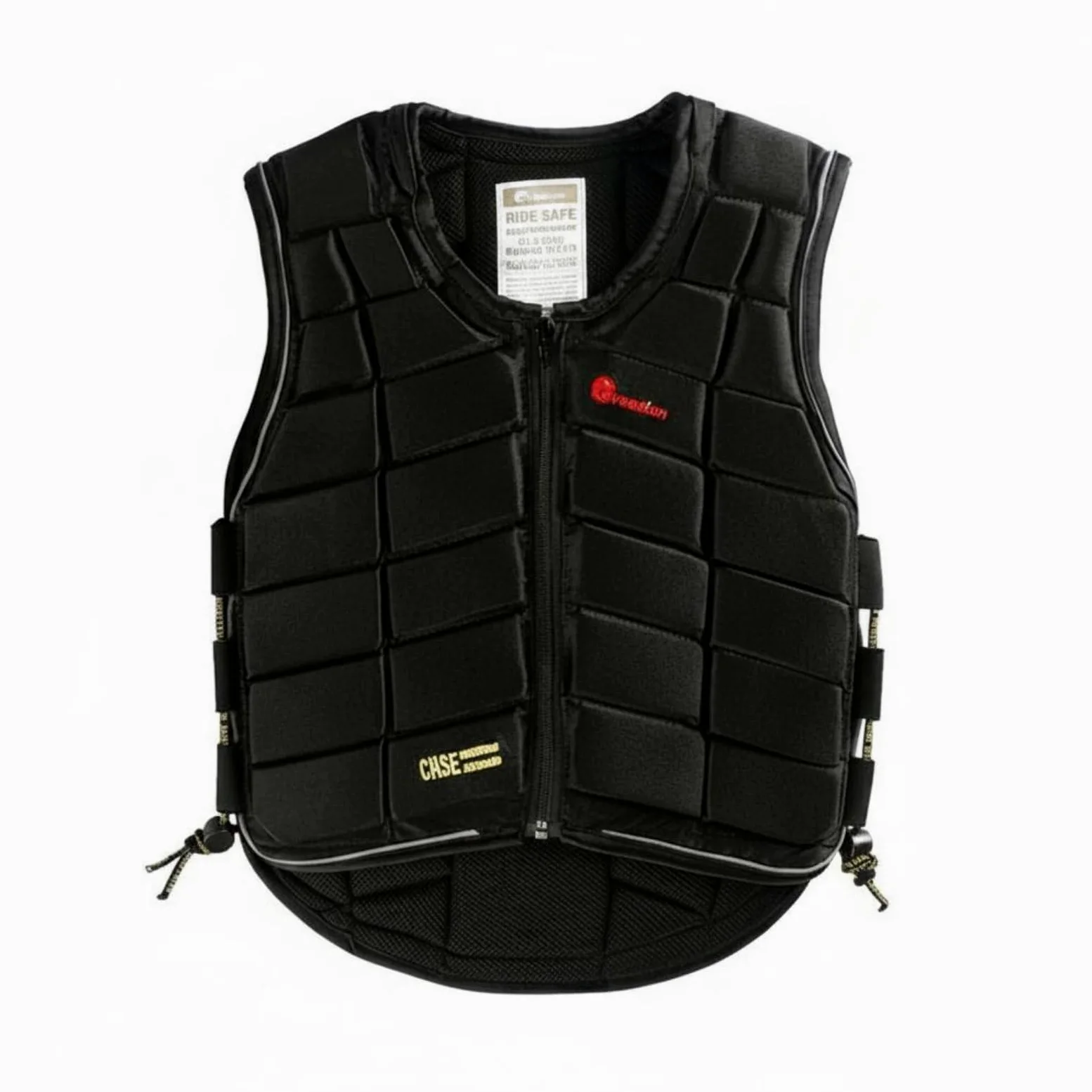 Gralara Chaleco de Ecuestre Chaleco Protector Chaleco de Equitación Protector de Torso Protector para Montar con Cobertura Amplia en Hombros y Pecho y