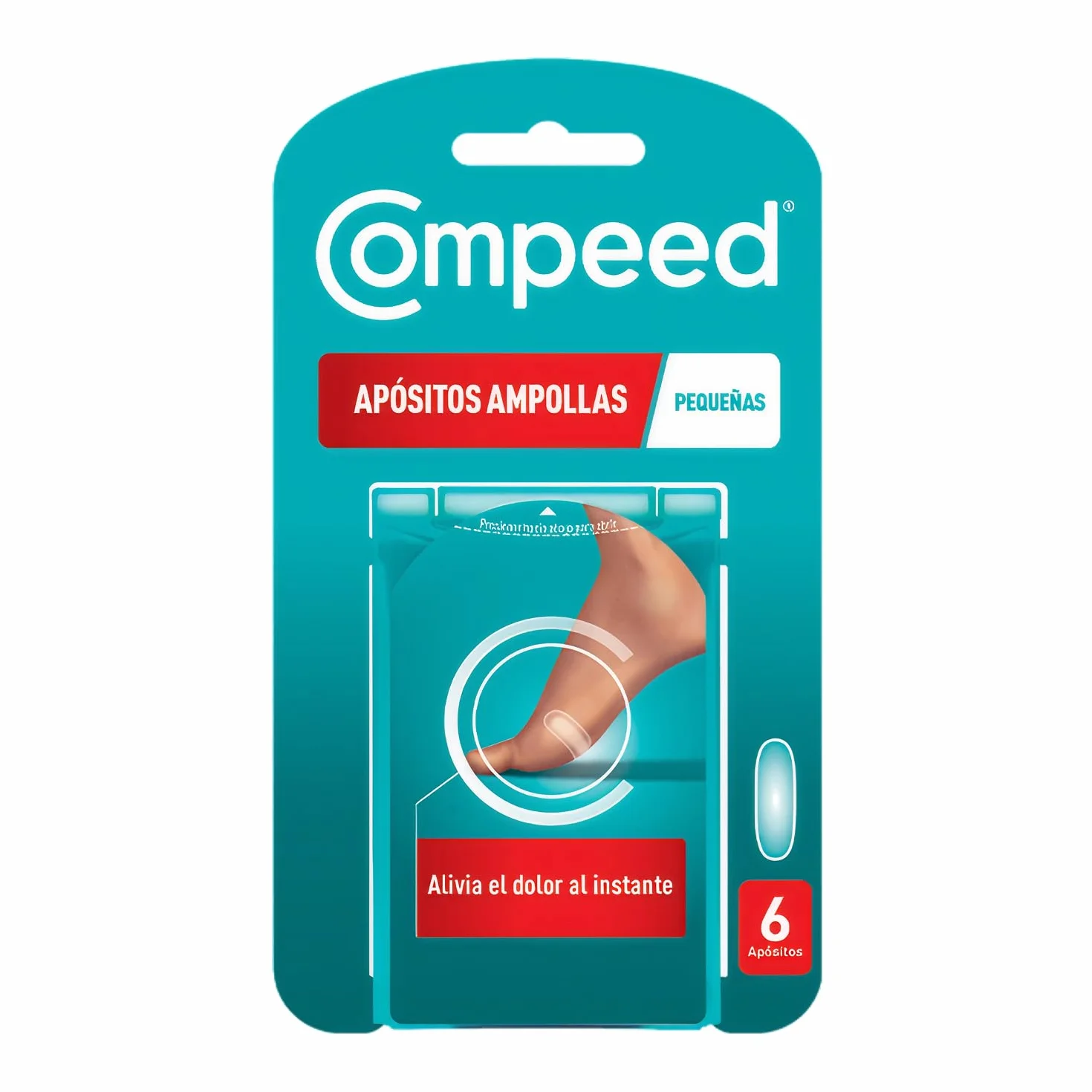 COMPEED Ampollas Pequeñas Apósitos Hidrocoloides Pack 6 uds.