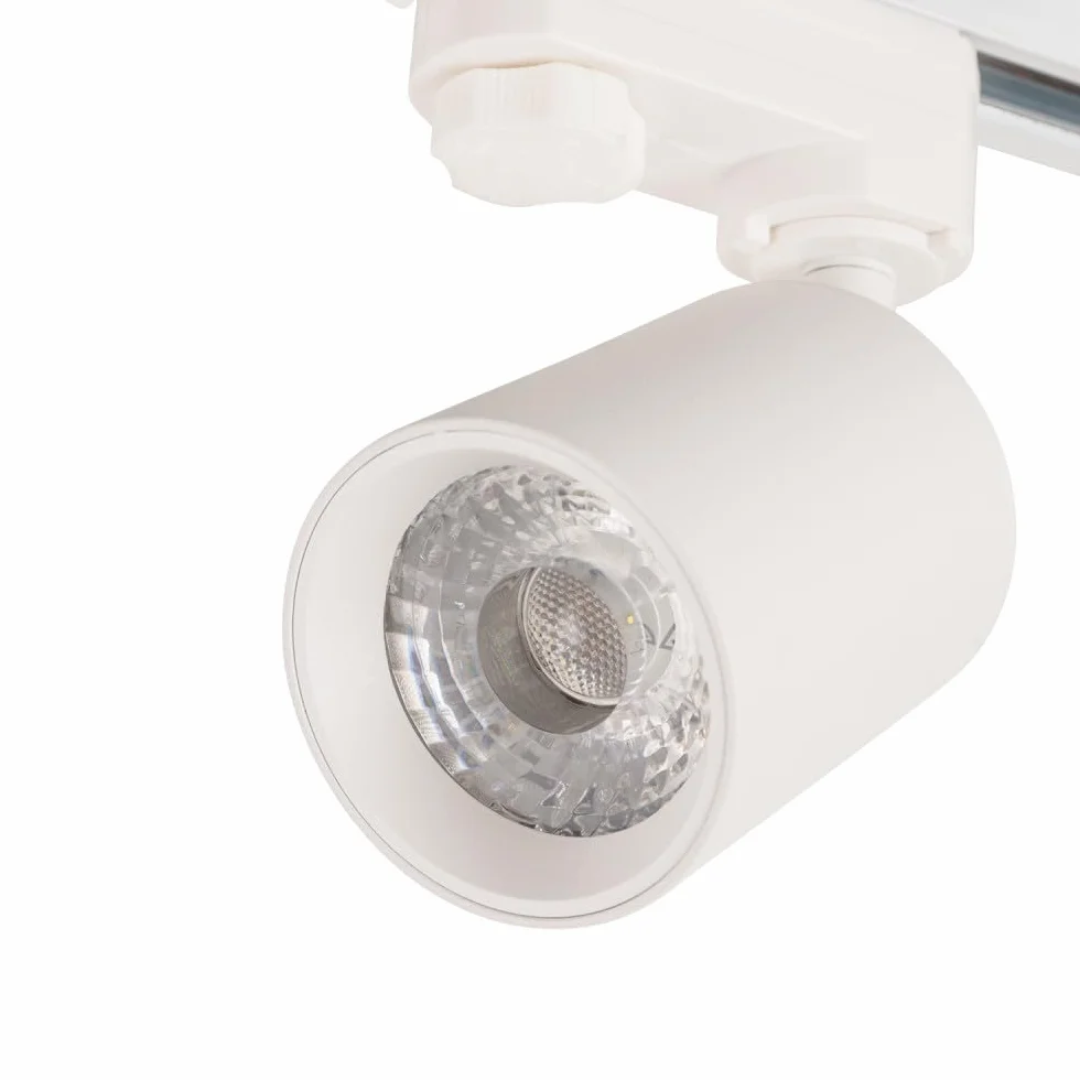 Greenice Foco de Carril Trifásico 10W COB Regulable Flicker Free Blanco 2700K