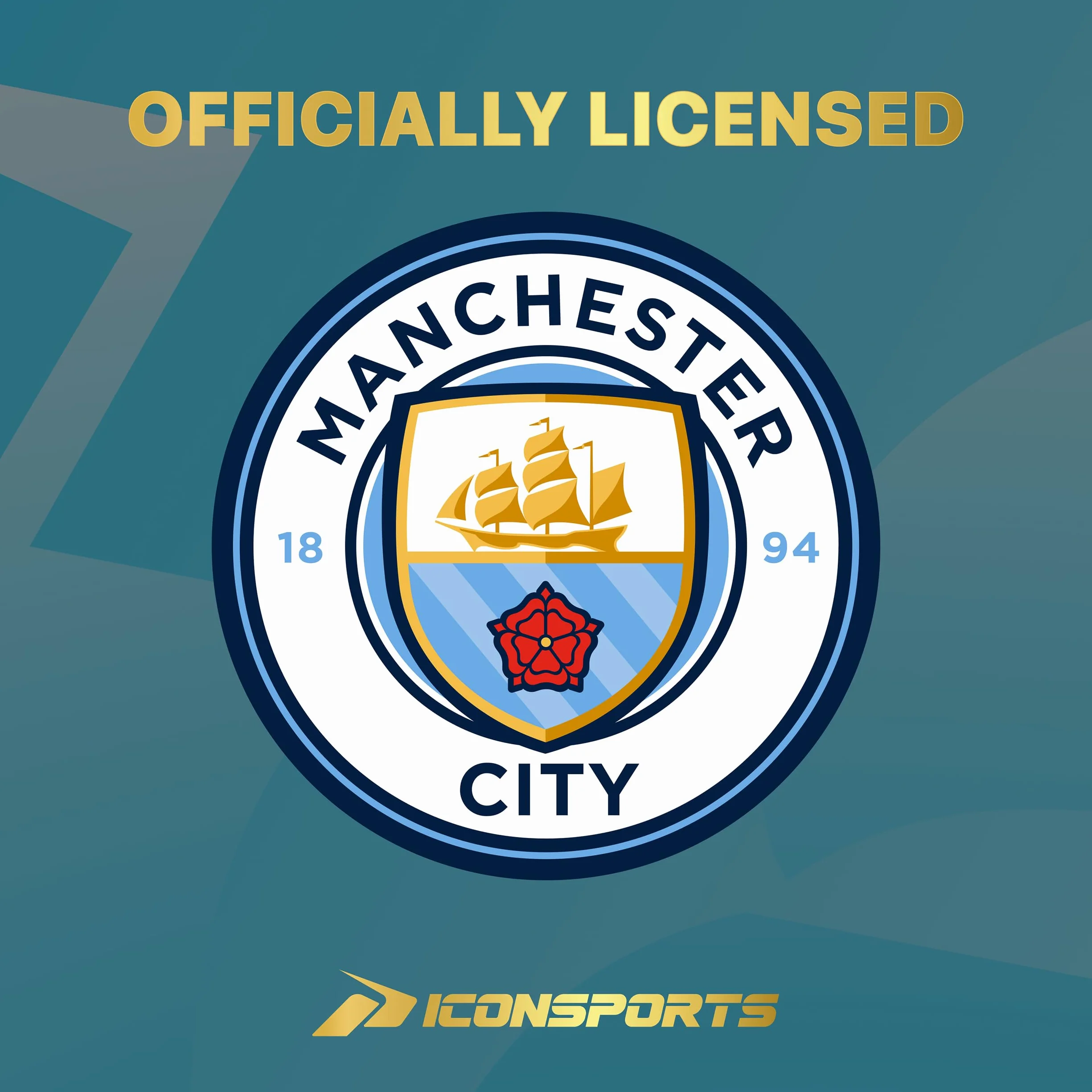 Icon Sports Manchester City F.c. Adult Pullover Hoodie Manchester City F.C. Sudadera con Capucha para Adulto Hombre (Pack de 1)