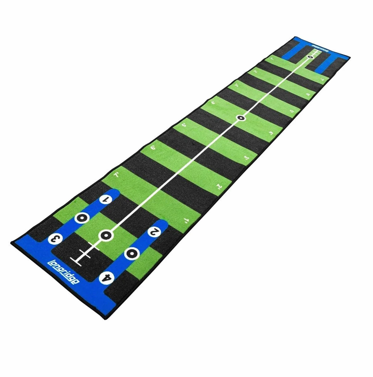 LONGRIDGE Golf Pro Putting Mat 4m, Verde/Negro