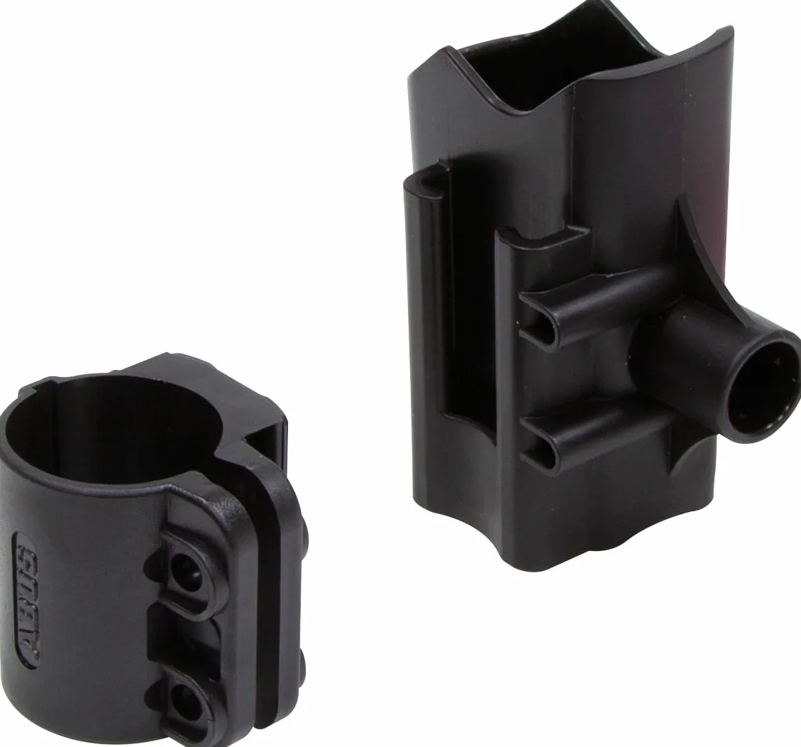 ABUS Candado en U Granit Plus 470 + Soporte Eazy KF, Altura 300 mm | Nivel de seguridad 12, arco parabólico 12mm endurecido, cilindro ABUS Plus, 2 llaves incluidas
