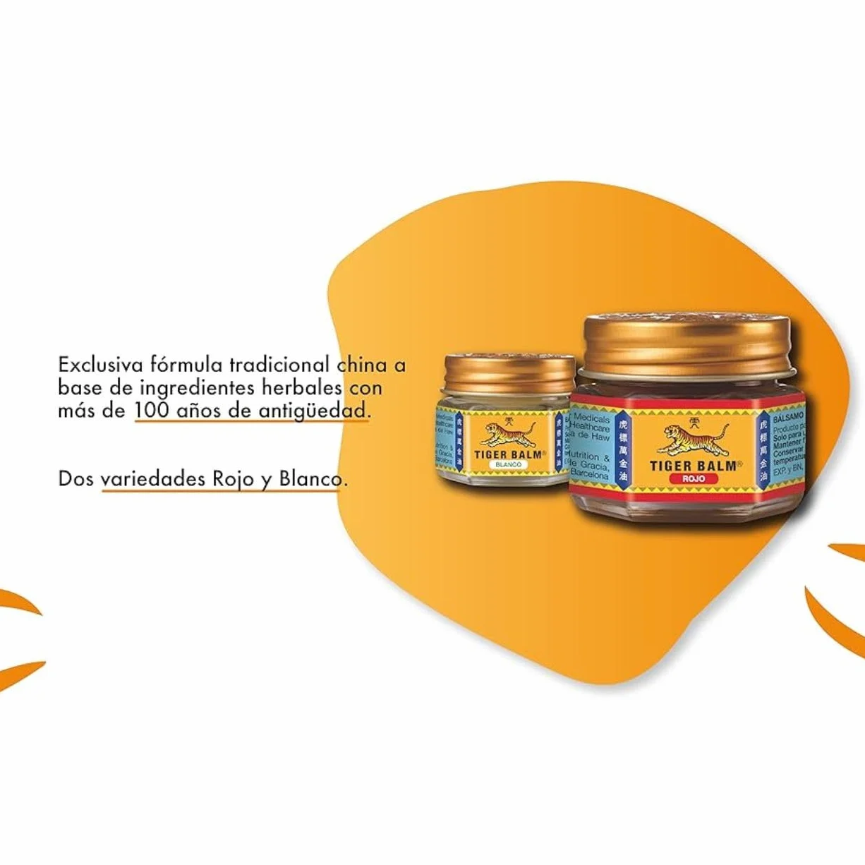 Tiger Balm Rojo Bálsamo Original para Masajes con Efecto Calor Alivio Muscular y Articular 19 g