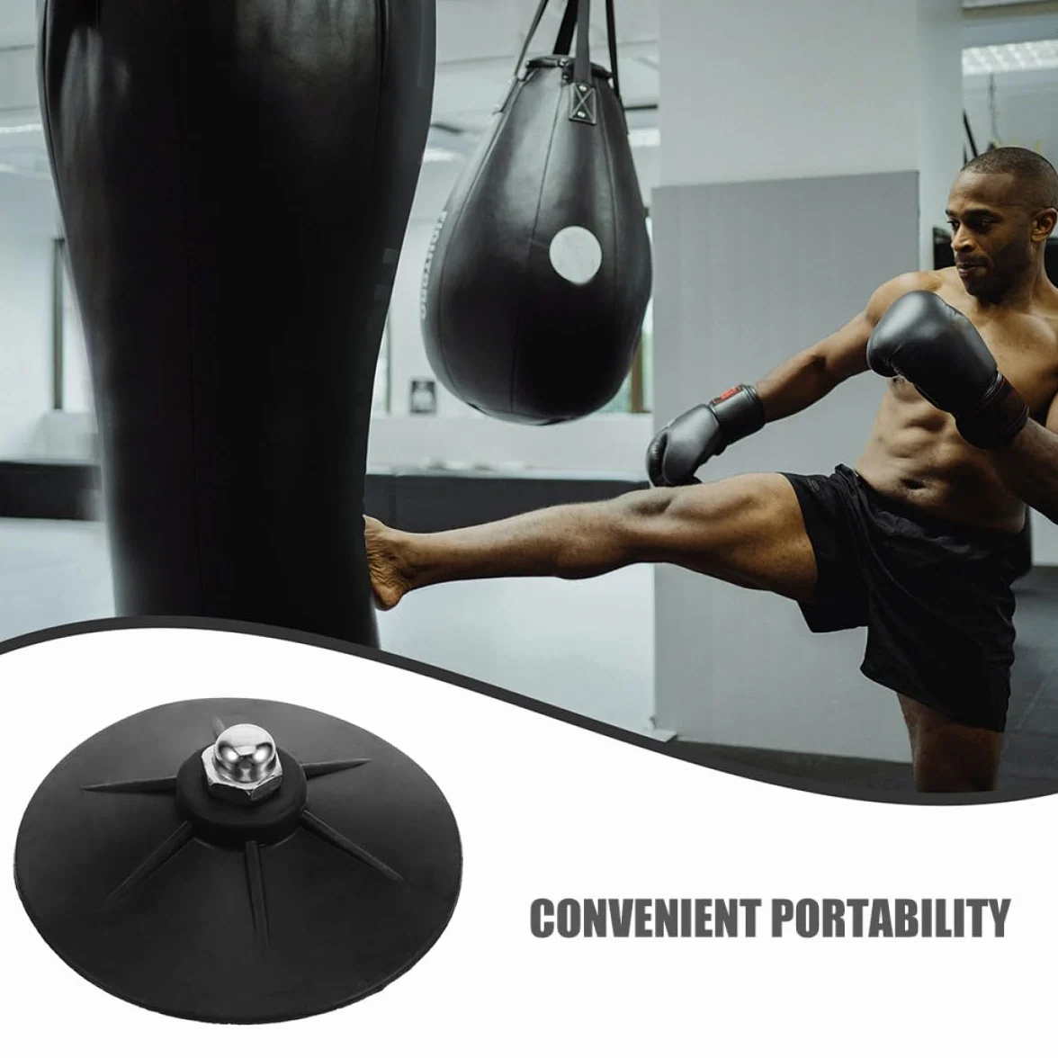 10 Ventosas de Goma para Sacos de Arena de Boxeo, Base de Succión Extra Fuerte y Estable, Accesorio Resistente de Caucho para Entrenamiento en Gimnasios y Uso Doméstico