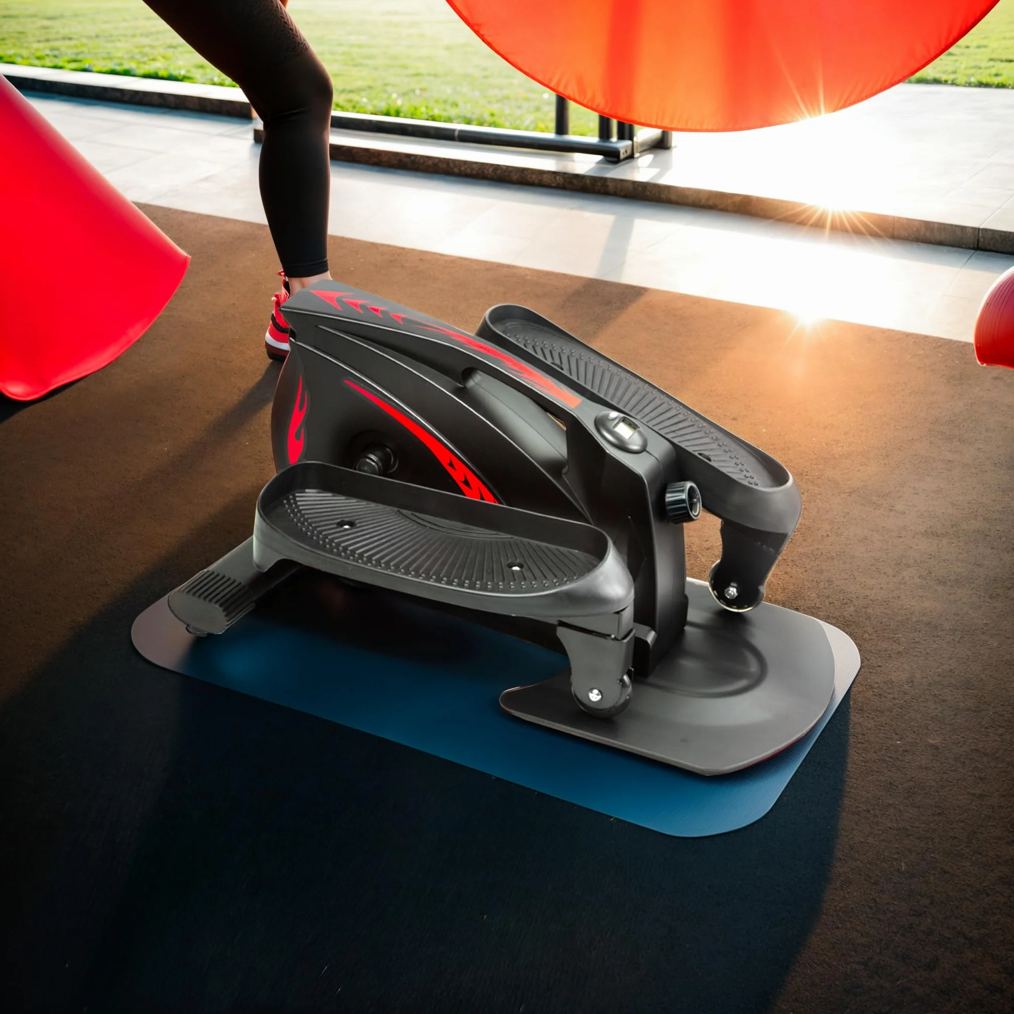 GLOBAL RELAX® | EKA Stepper Manual Pedaleador portátil para Ejercicios en casa | Pedal con múltiples usos | Entrenamiento | Rehabilitación | Ejercitador Brazos y piernas