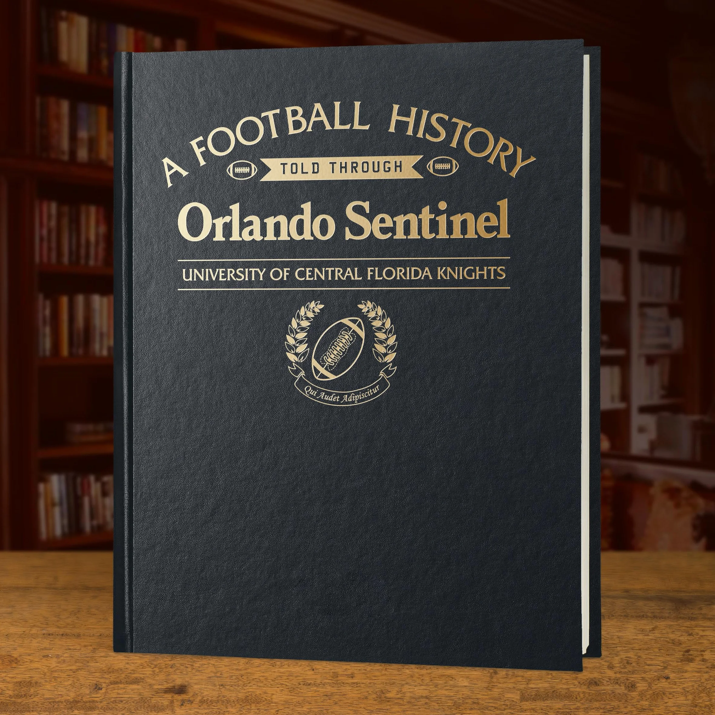 Signature Gifts Florida College Football - Libro de historia de periódicos personalizado, tamaño A3, tapa dura de lujo, para fanáticos del fútbol universitario, alumnos, regalo de recuerdo para