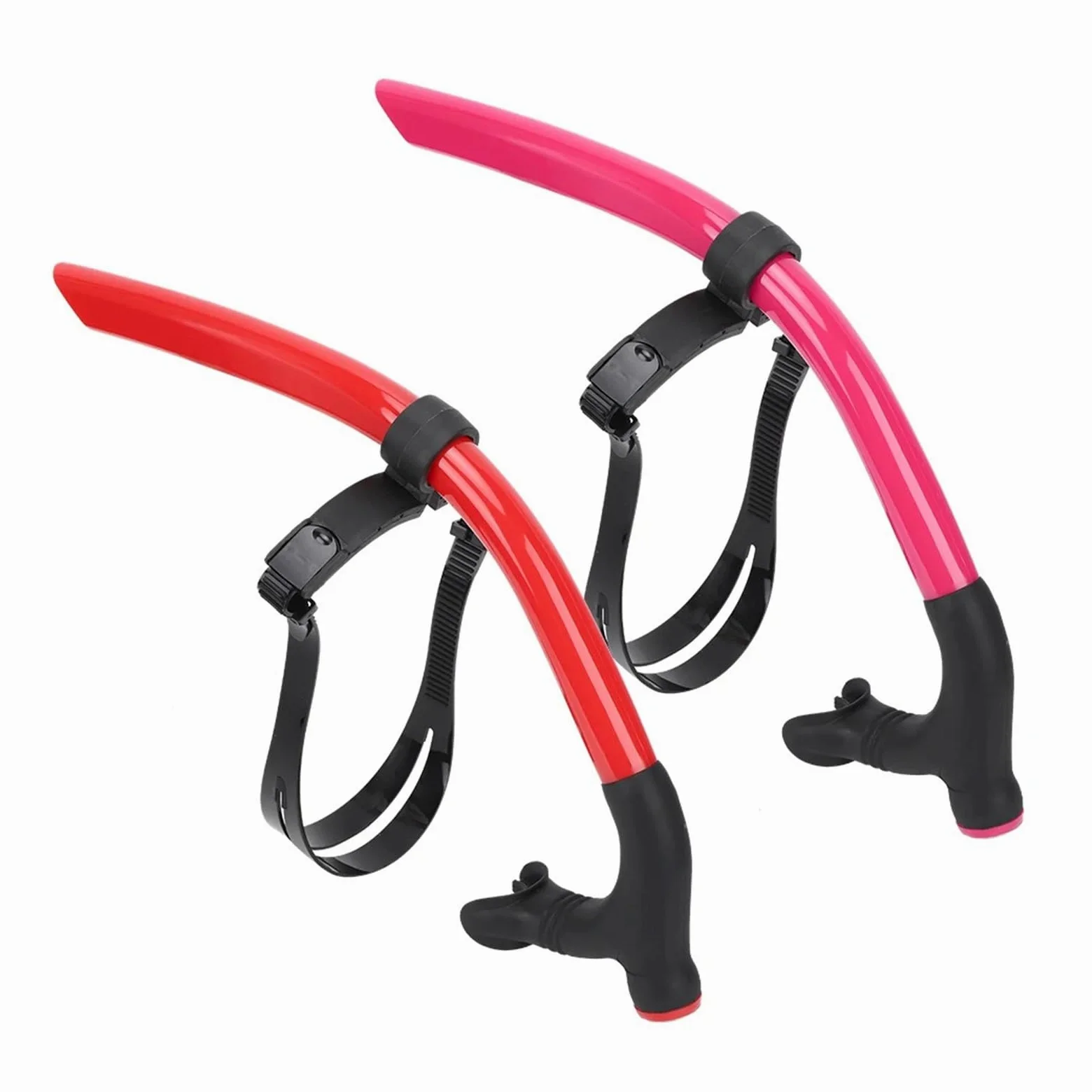 Genérico Tubo de respiración de Snorkel Frontal, Equipo de Buceo de natación Desmontable for Entrenamiento de Buceo con Snorkel