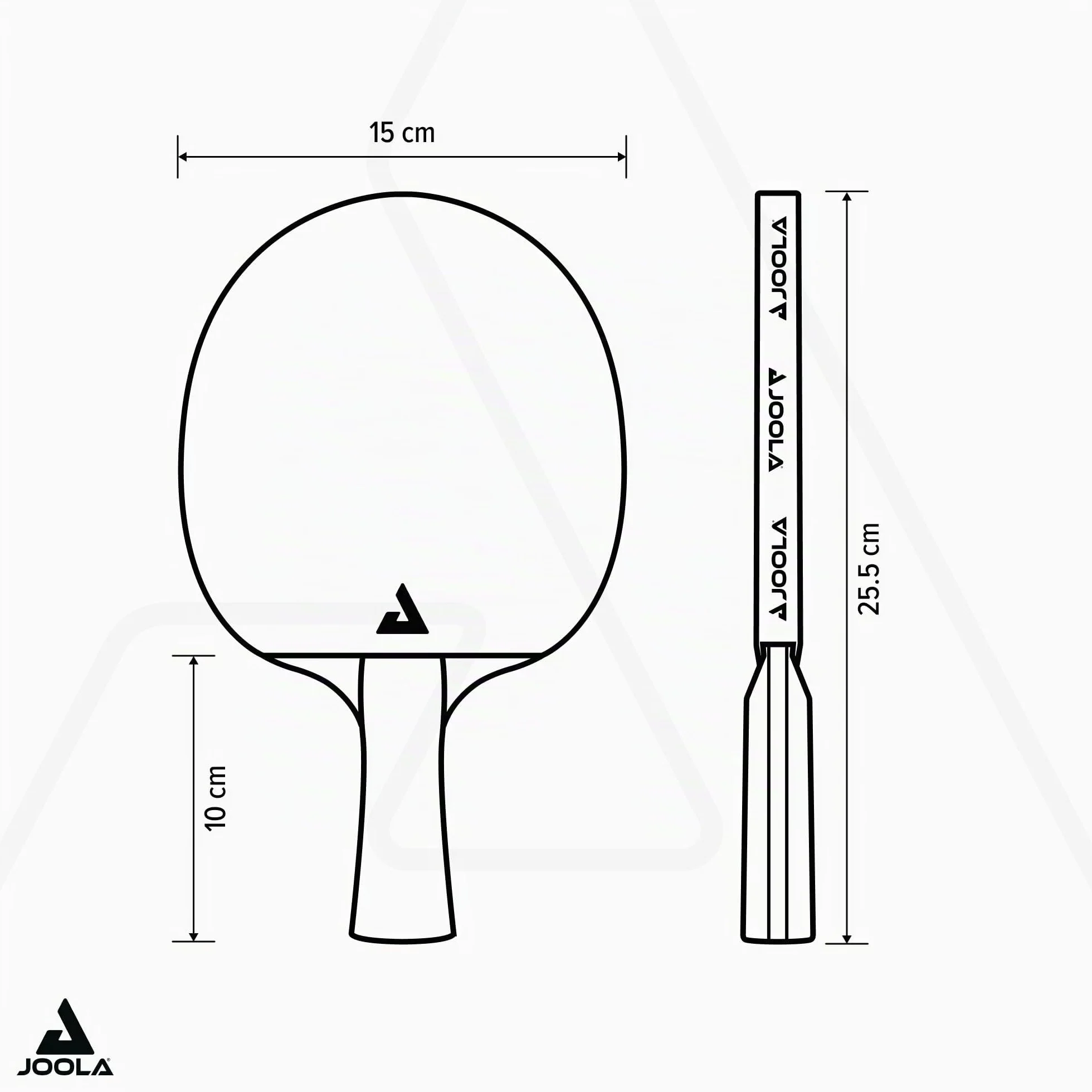 JOOLA Raqueta de ping pong Red Carbon Pro – Raqueta profesional de carbono con caja magnética