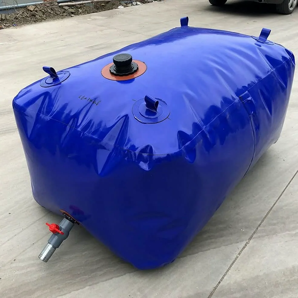Deposito Agua 500 600 1000 1500 3000 Litros Exterior Bolsa de Agua Flexible Bolsa de Agua de Gran Capacidad Bolsa de Almacenamiento de Agua Al Aire Libre PortáTil Grande Gruesa Plegable Coche Flexible