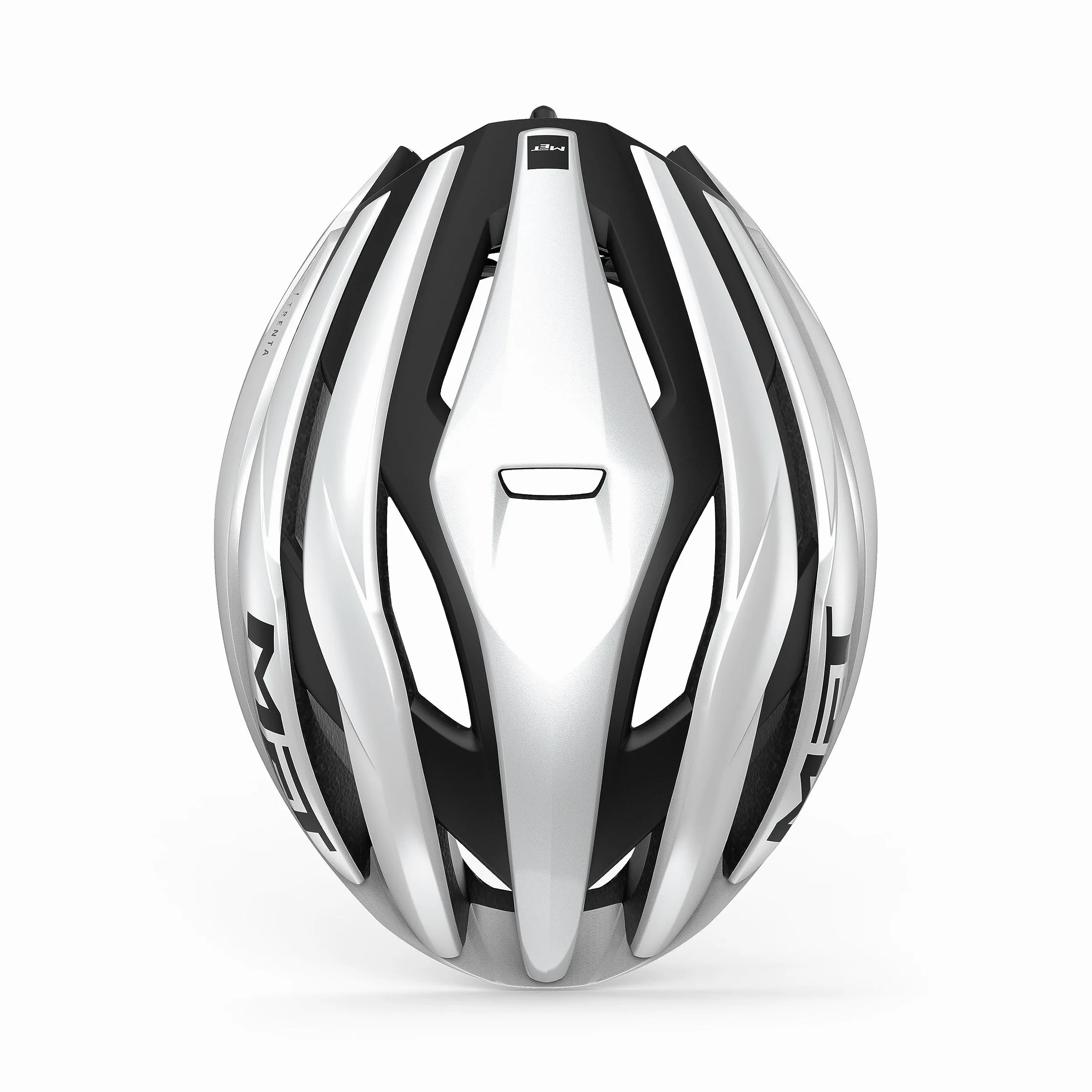 MET Casco Trenta M(56-58), Adultos Unisex, Multicolor (MIPS Blan/Ne)