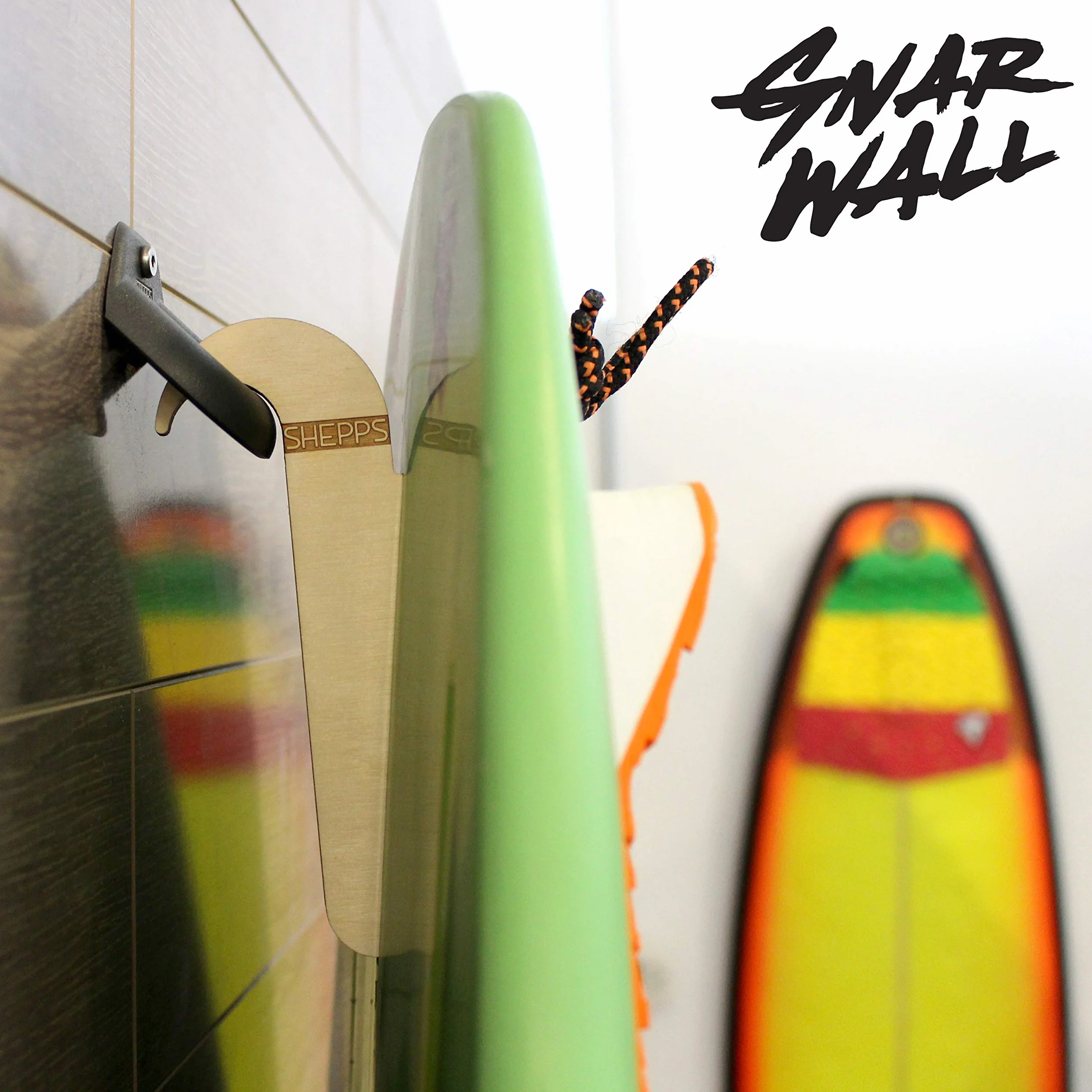 Shepps Hidden Surfboard Wall Mount for FCS/Future Plug - Patented Made in Canada (FCS I/II)