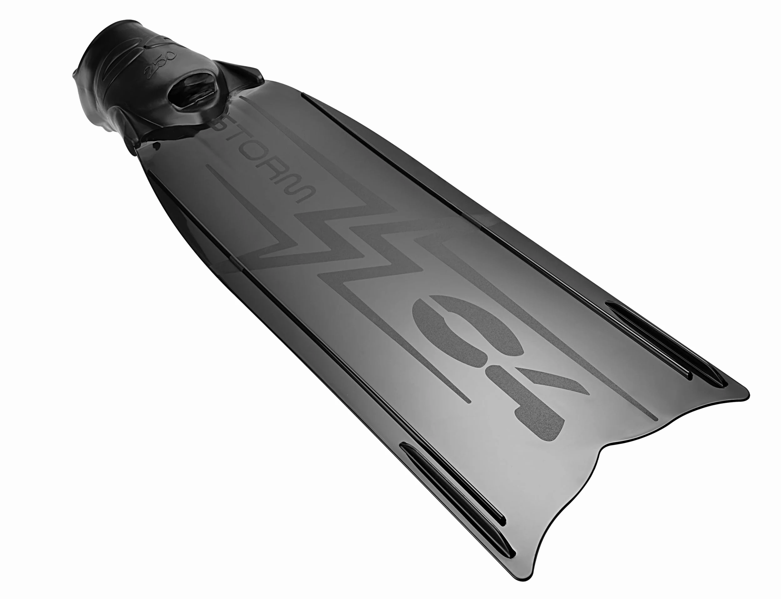 C4 Aletas Storm – Pala Soft de tecnopolímero y zapatilla 250 Apnea para pesca subacuática