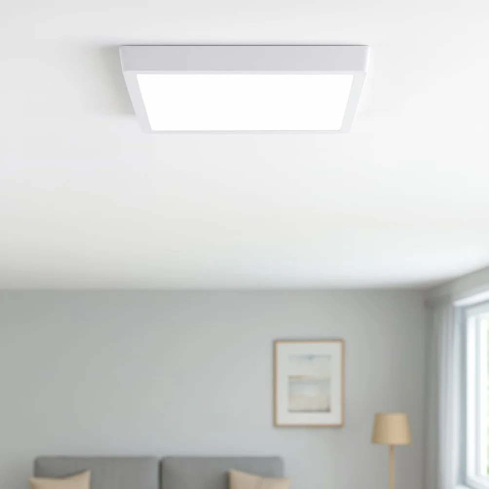 Ledme Panel de Superficie Serie Slim Cuadrado 25W 2500lm Luz Cálida 3000k IP20 Lámpara de techo