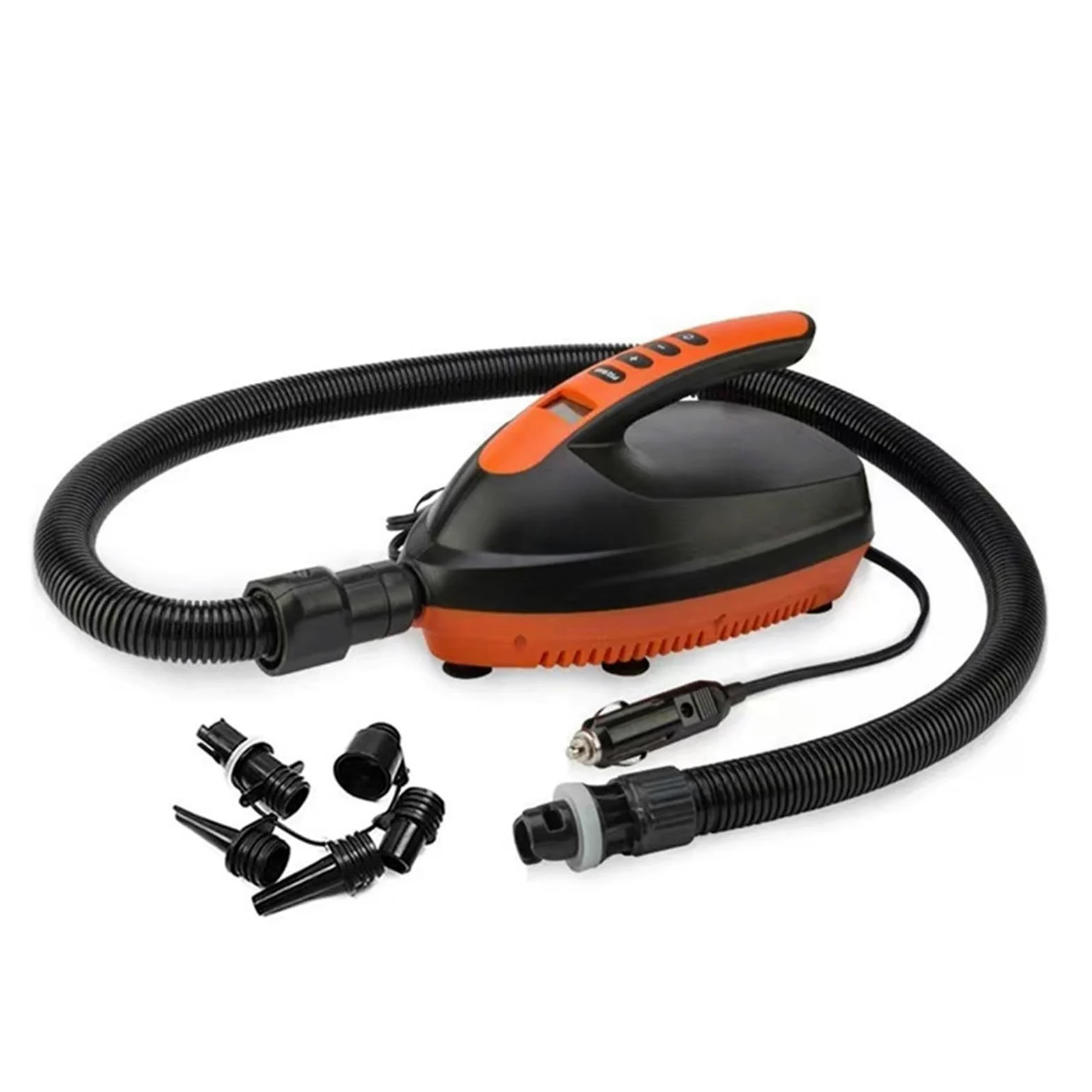 Inflador Electrico, Inflador eléctrico de paletas de 12 V for vehículos, bomba de alta presión for tablas de surf, botes, carpas inflables.