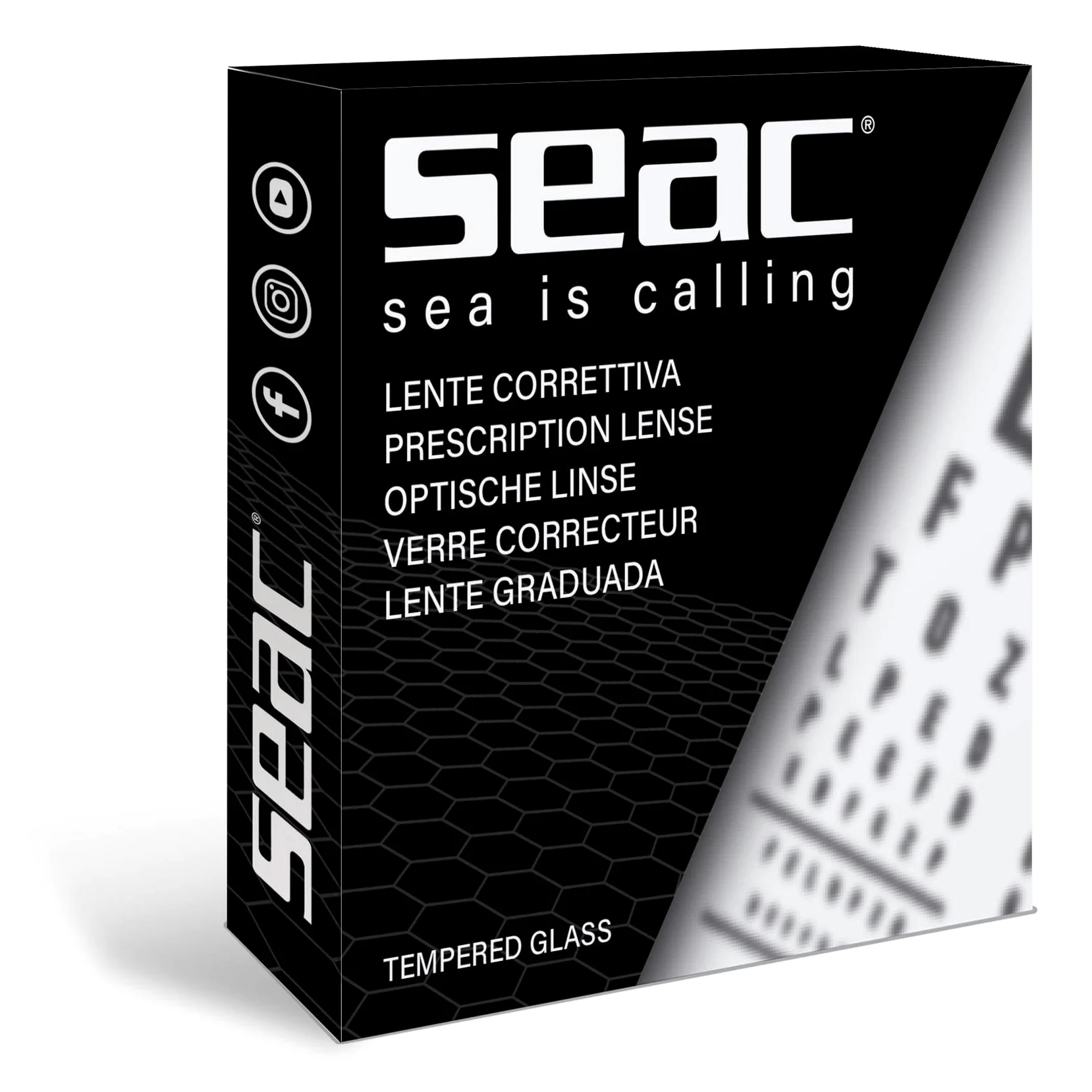SEAC Italia Lens - Lente Graduada Ojo Derecho Unisex Adulto