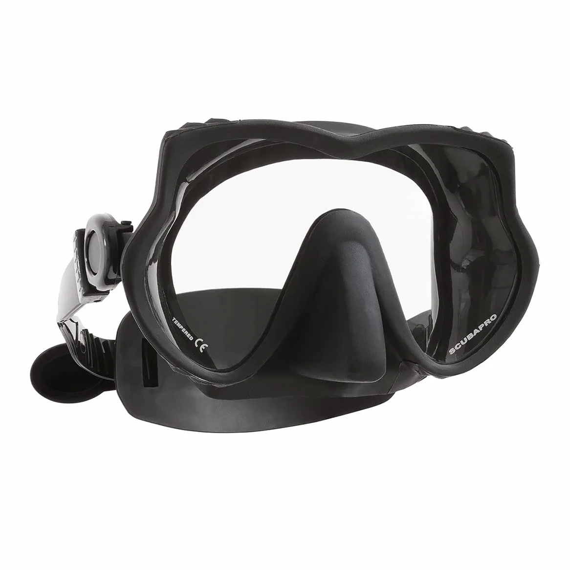 Scubapro Gafas de buceo Devil einglas Máscara de buceo (Negro 1 STK Máscara unisex Adultos 24.002.100 824.002.100 Subgear