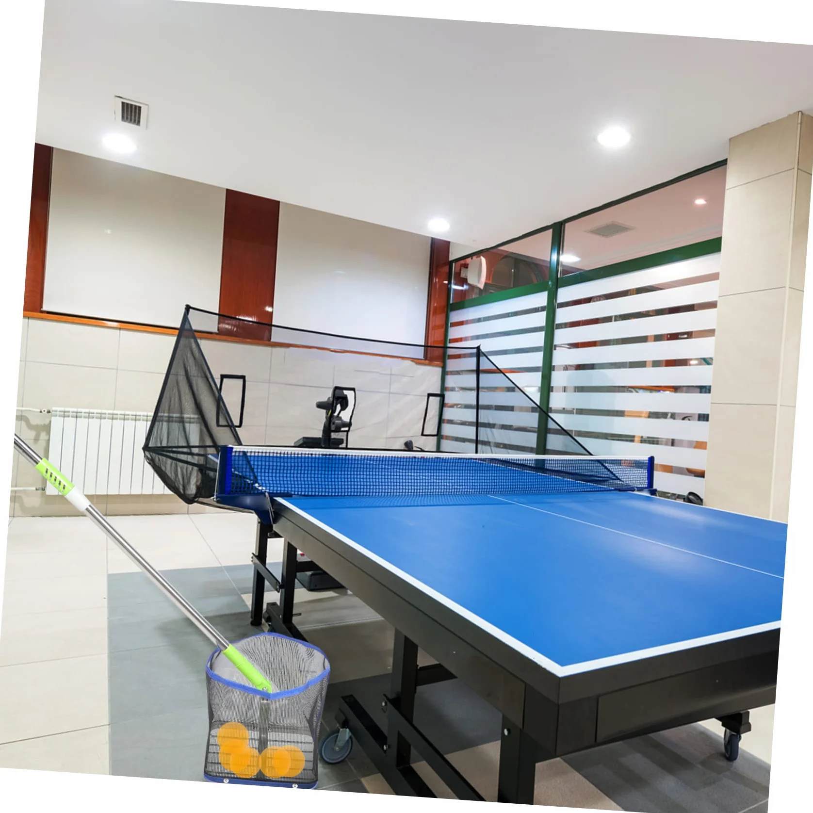 Toddmomy Recolector de Tenis de Mesa Recogedor de Bolas de Alta Capacidad Acero Inoxidable