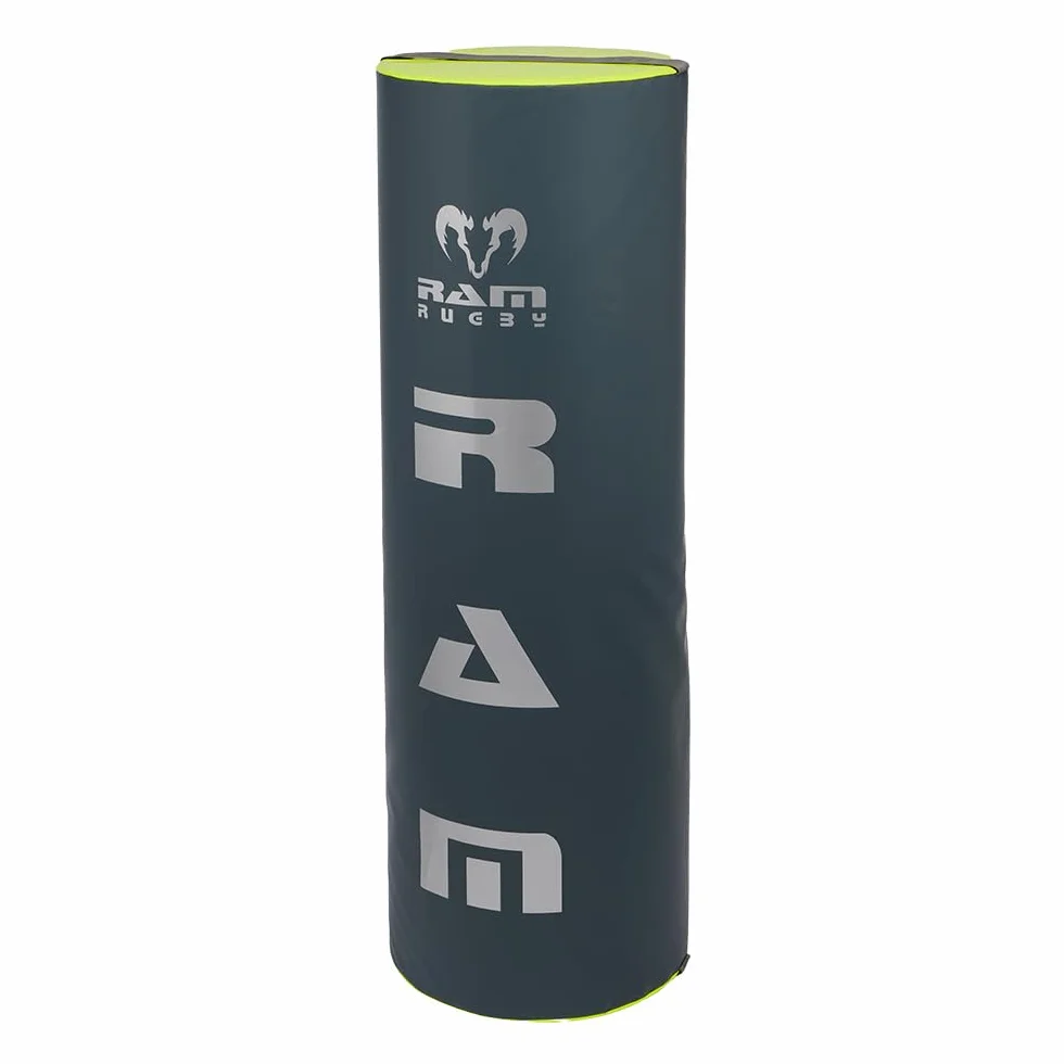 Saco de placaje para rugby, de Ram; hecho en Reino Unido, de alta calidad y durabilidad; 4 tamaños disponibles: Rambo de 30 kg, Senior de 20 kg, Youth de 15 kg y Junior de 10 kg, RR-tacklebag, rojo/negro, infantil