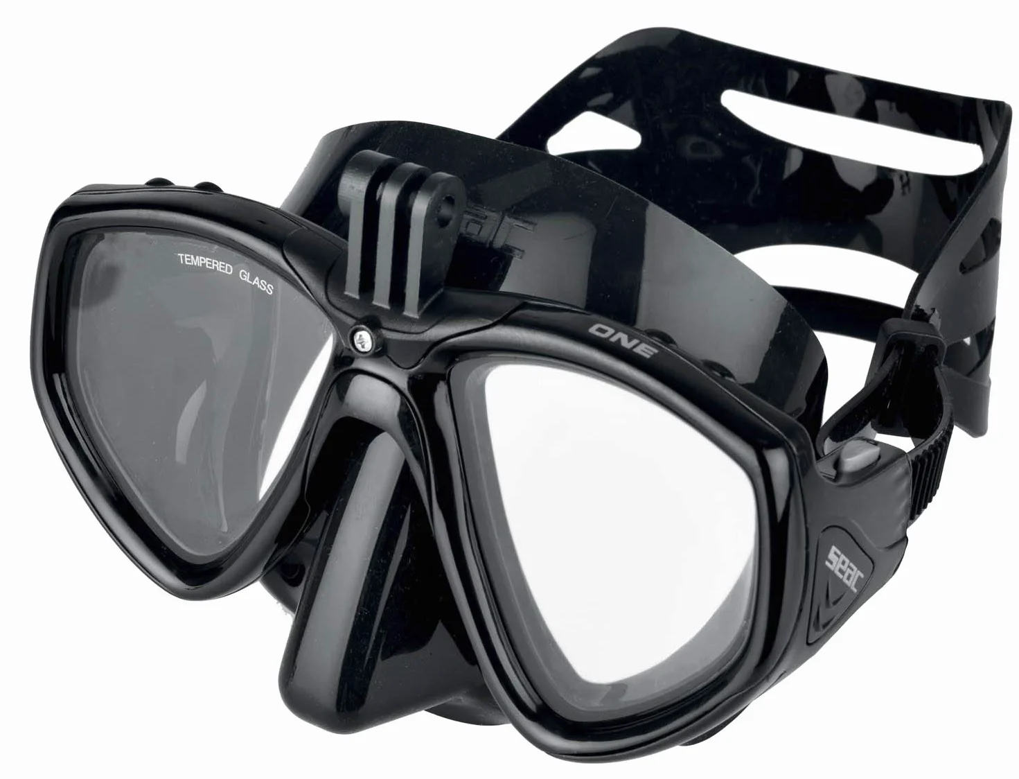 SEAC One Pro máscara de Buceo con Soporte de cámara GoPro Biogel Antifog