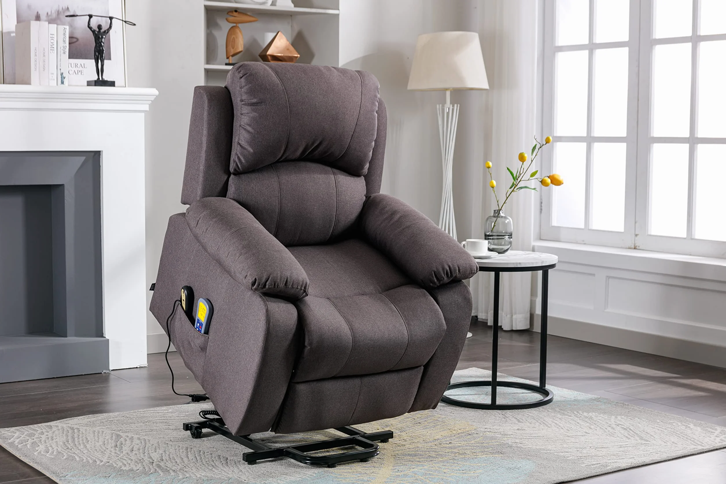 Astan Hogar Sillón Relax Eléctrico con Función Auto-Ayuda, Masaje y Termoterapia Modelo Ramón AH-AR30920MR