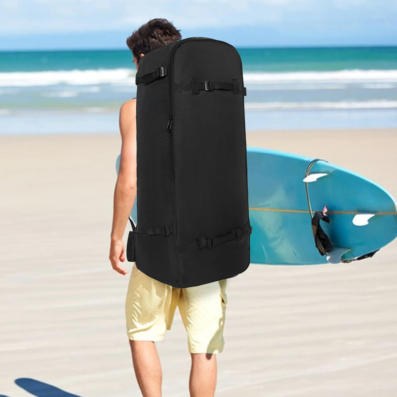 Bolsa para Paddleboard Toalla Ligera E Impermeable Con Correa Ajustable | Bolsa Seca Para Paddle Boarding Para Natación en Río, Pesca, Camping, Senderismo, Playa, Agua