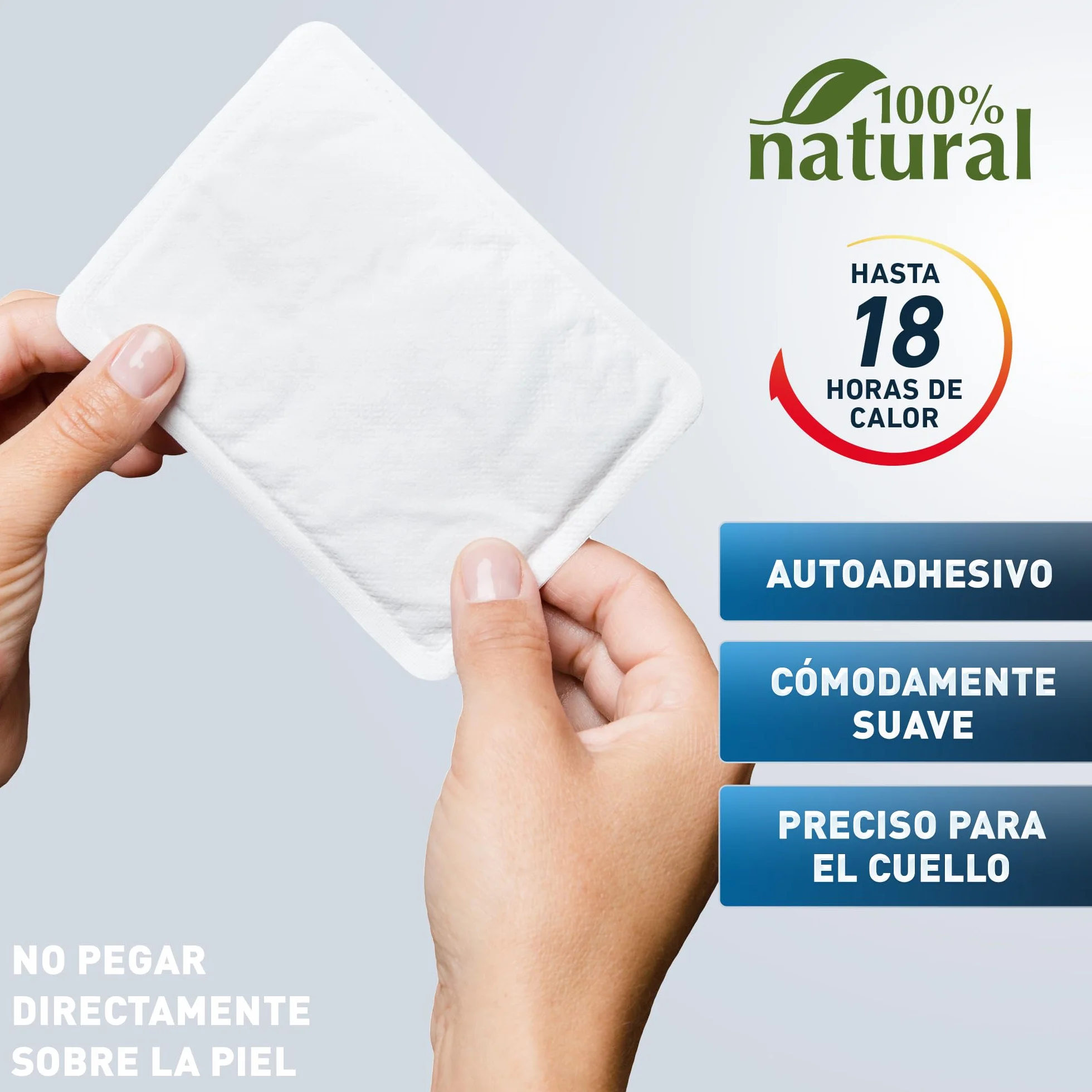 THE HEAT COMPANY Calentador del Cuello 3 piezas 18 horas de calor adhesivo instantáneo activado por aire