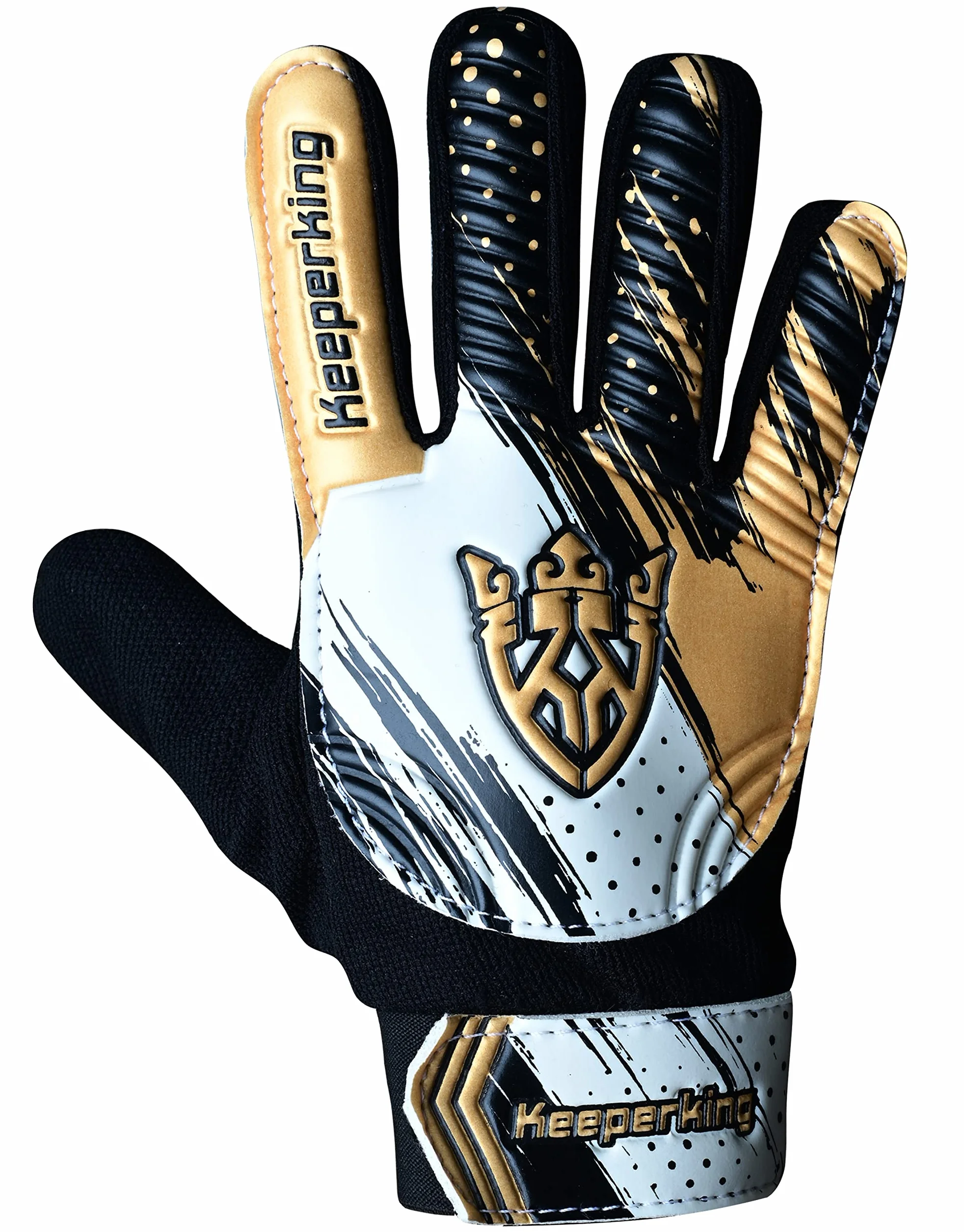 Keeperking Clawxen Guantes de Portero para Niños y Niñas de Fútbol, Talla 3-7