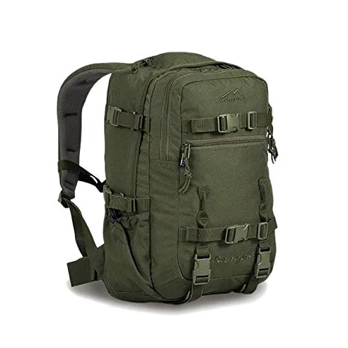 Wisport Mochila táctica de senderismo Ranger 30 L verde oliva
