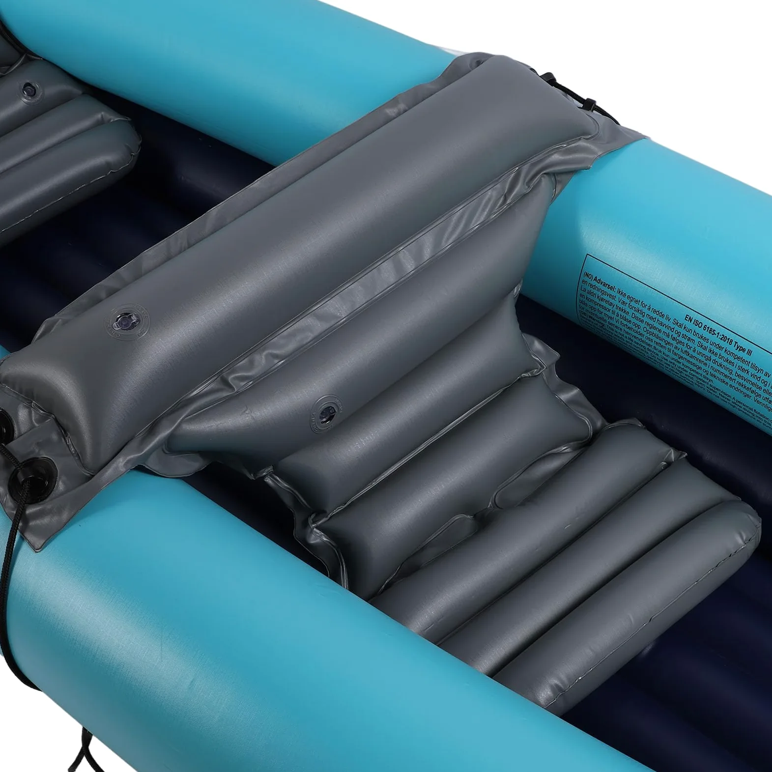 Kayak Plegable para 2 Personas, Canoa Inflable portátil con protección Solar, PVC Grueso, para Pesca, Rafting, canotaje