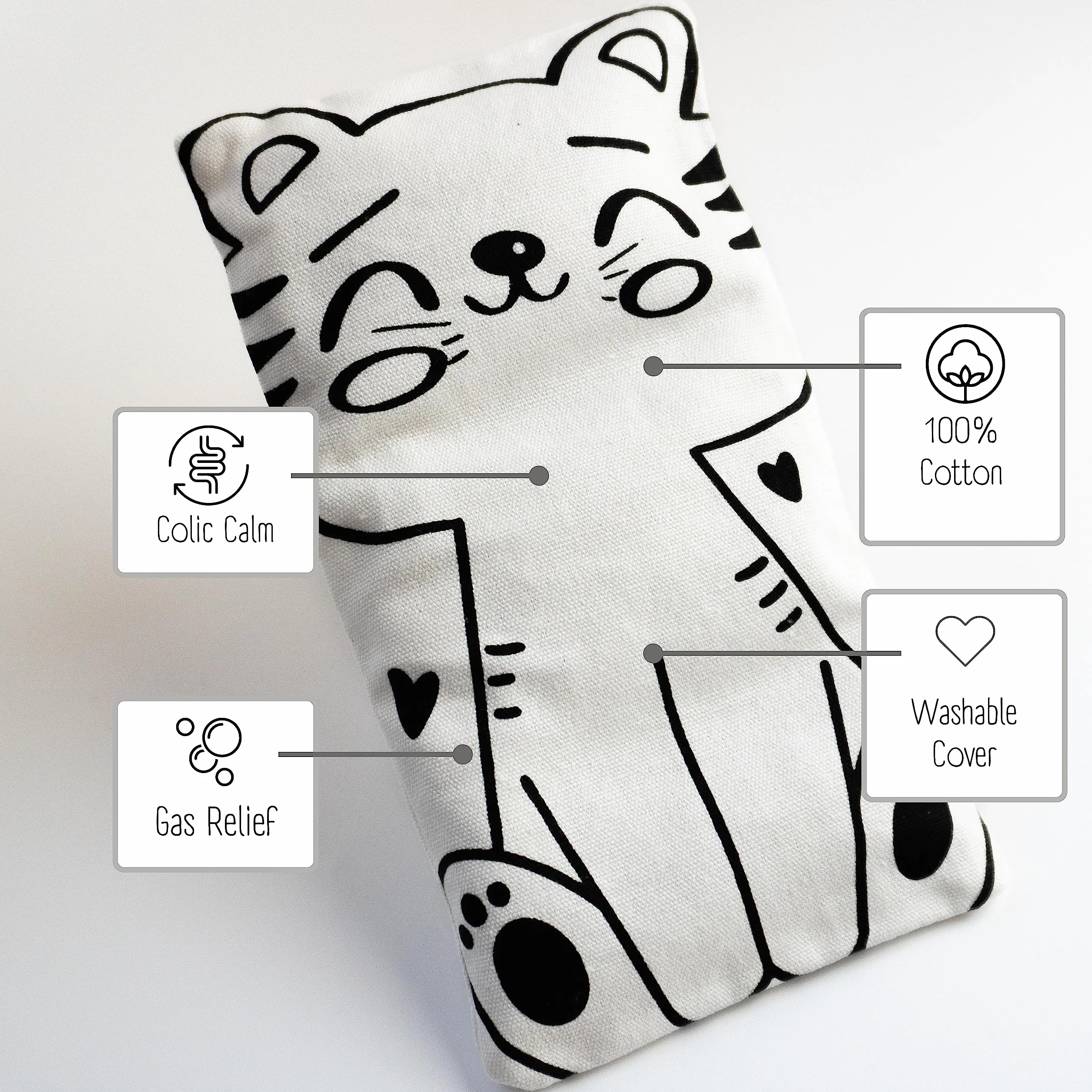 Saco Térmico Semillas para Niños y Bebés - Bolsa Multiusos Microondas Thermikoa