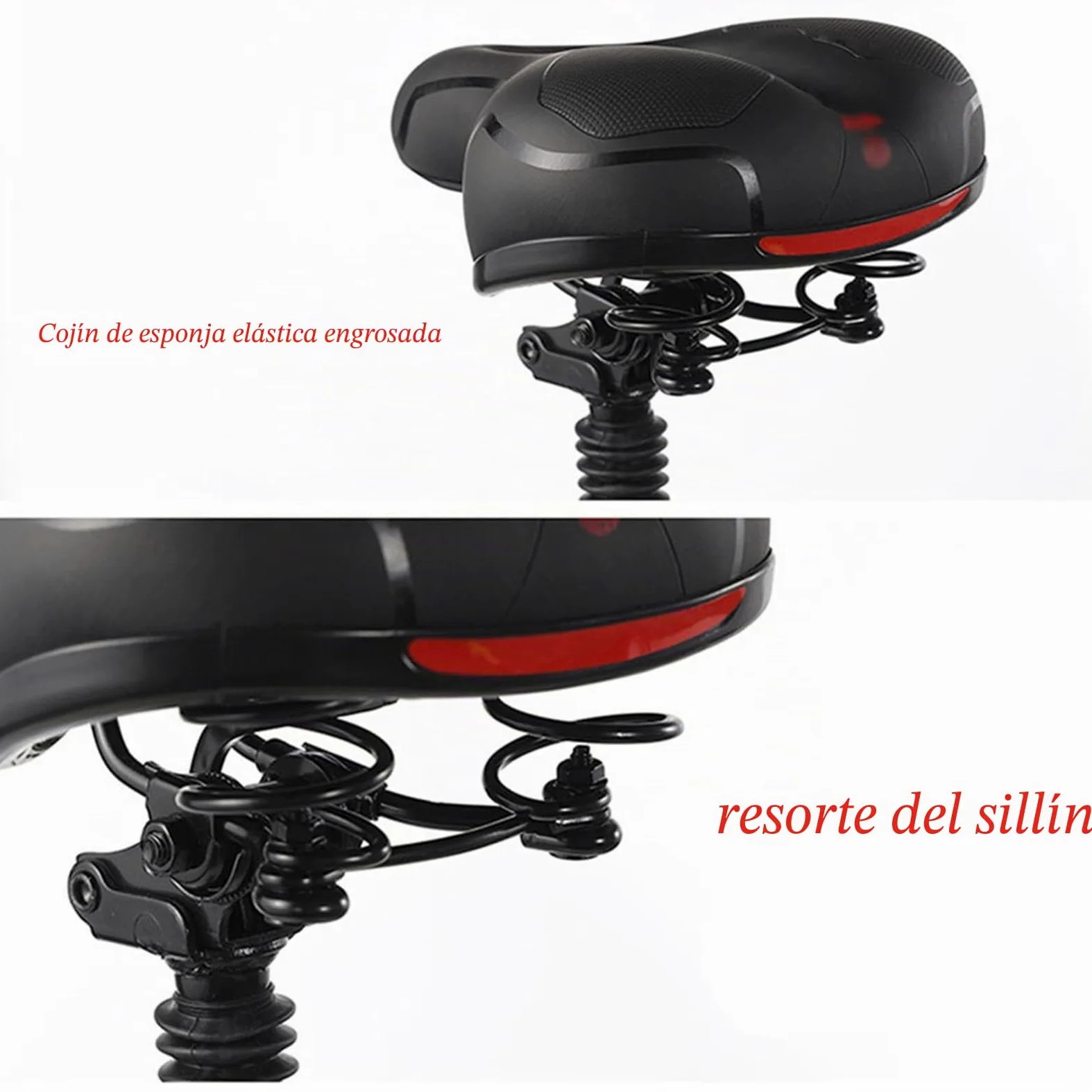 Asiento de Scooter eléctrico, Accesorio de Repuesto con amortiguación Ajustable para Segway Ninebot ZT3Pro